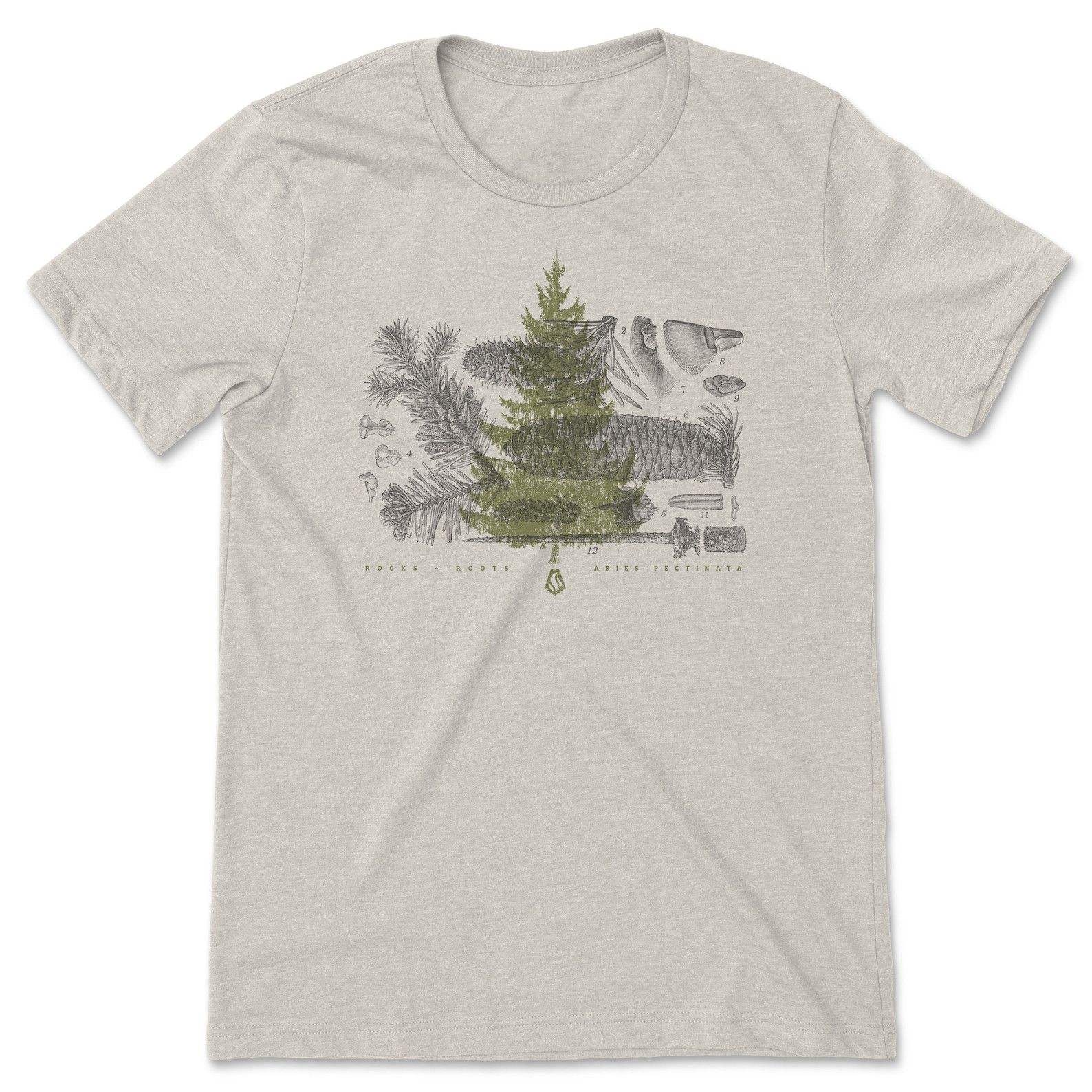 Designer × Vintage Forest Collage & Wild Nature T-Shirt Size US L / EU 52-54 / 3 - 1 Thumbnail