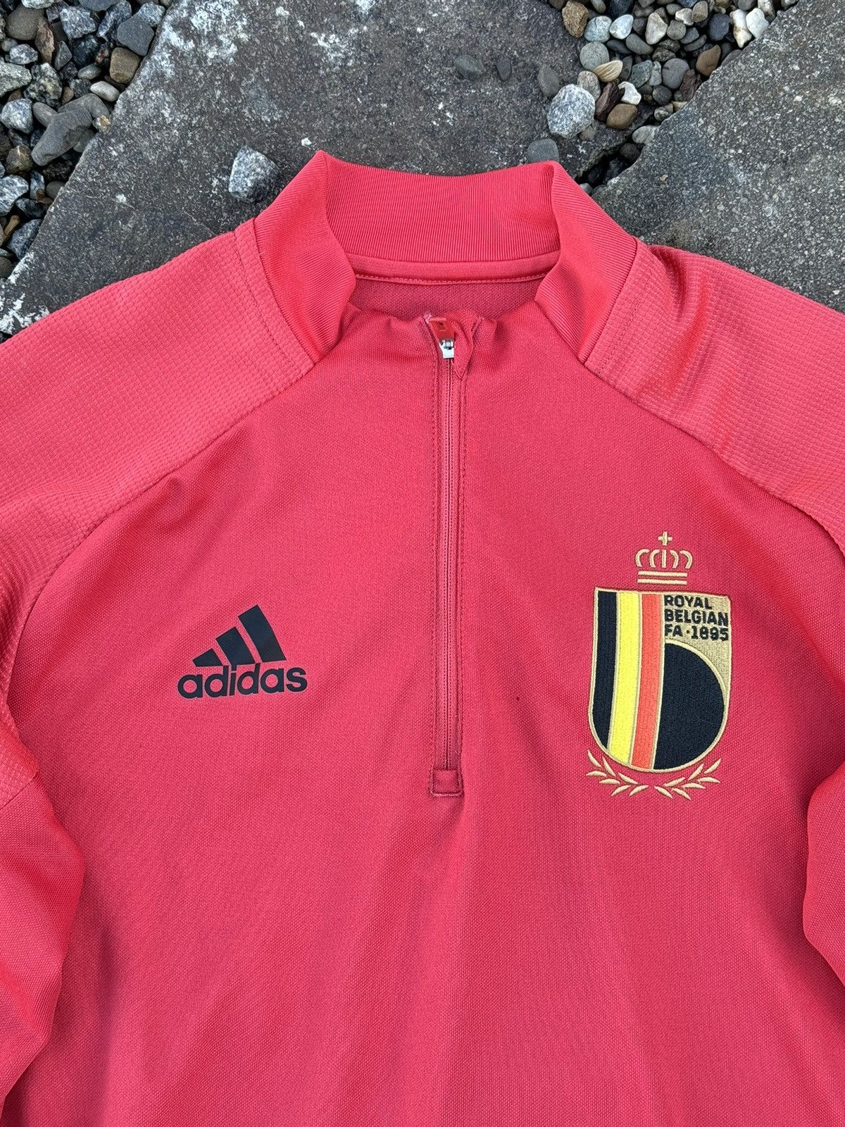 Adidas 2019 Adidas Belgium long sleeve drill jersey Size US S / EU 44-46 / 1 - 5 Thumbnail