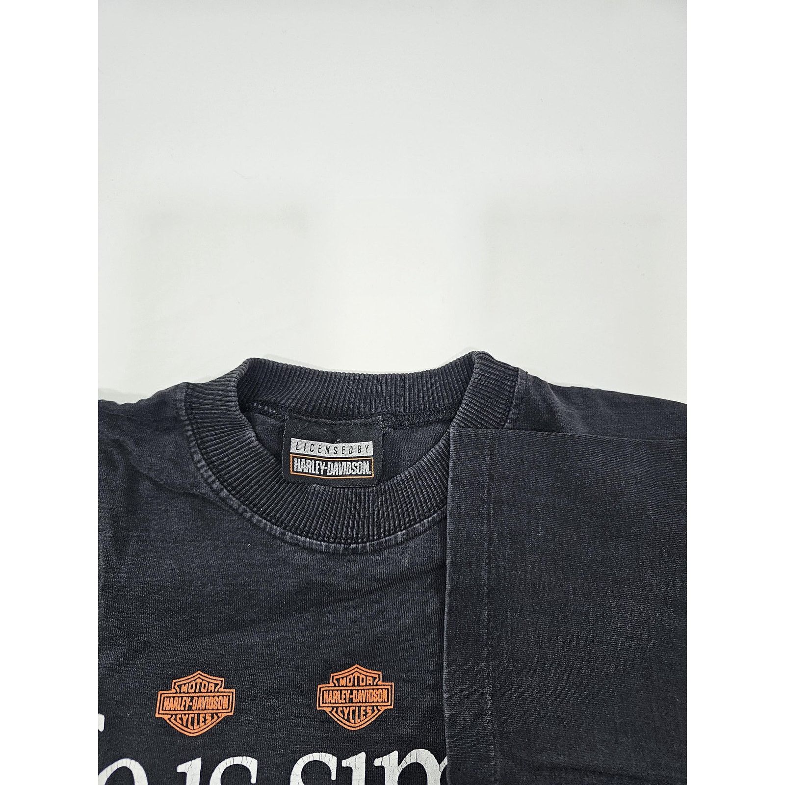 Harley Davidson 90s Harley Davidson Life Is Simple Black T-shirt Sz L Size US L / EU 52-54 / 3 - 3 Thumbnail