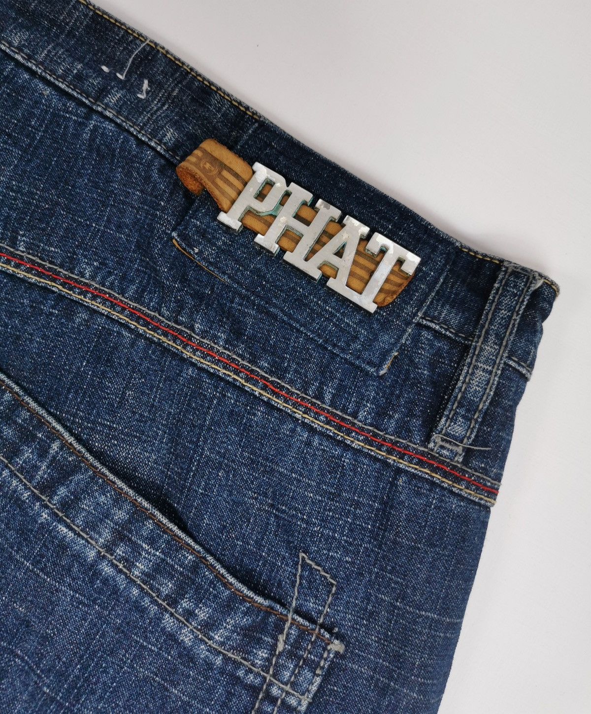 Phat Farm Baggy Vintage Phat Farm Double Knee Denim Jeans Size US 41 - 10 Thumbnail