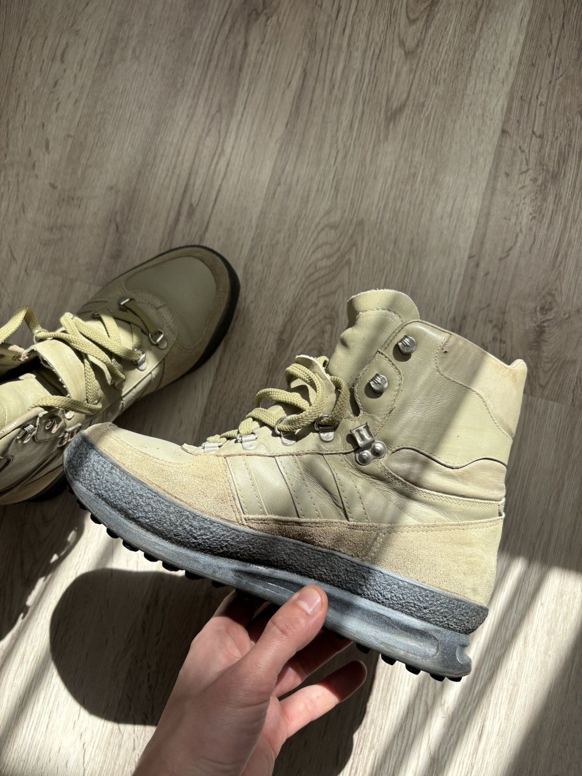 Adidas Vintage 80s Adidas Alaska Trekking Boots Made in Yugoslavia Size US 7 / EU 40 - 11 Thumbnail