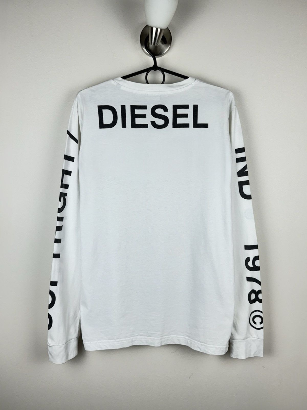 Diesel × Vintage Longsleeve Diesel central logo y2k original casual item Size US M / EU 48-50 / 2 - 1 Thumbnail