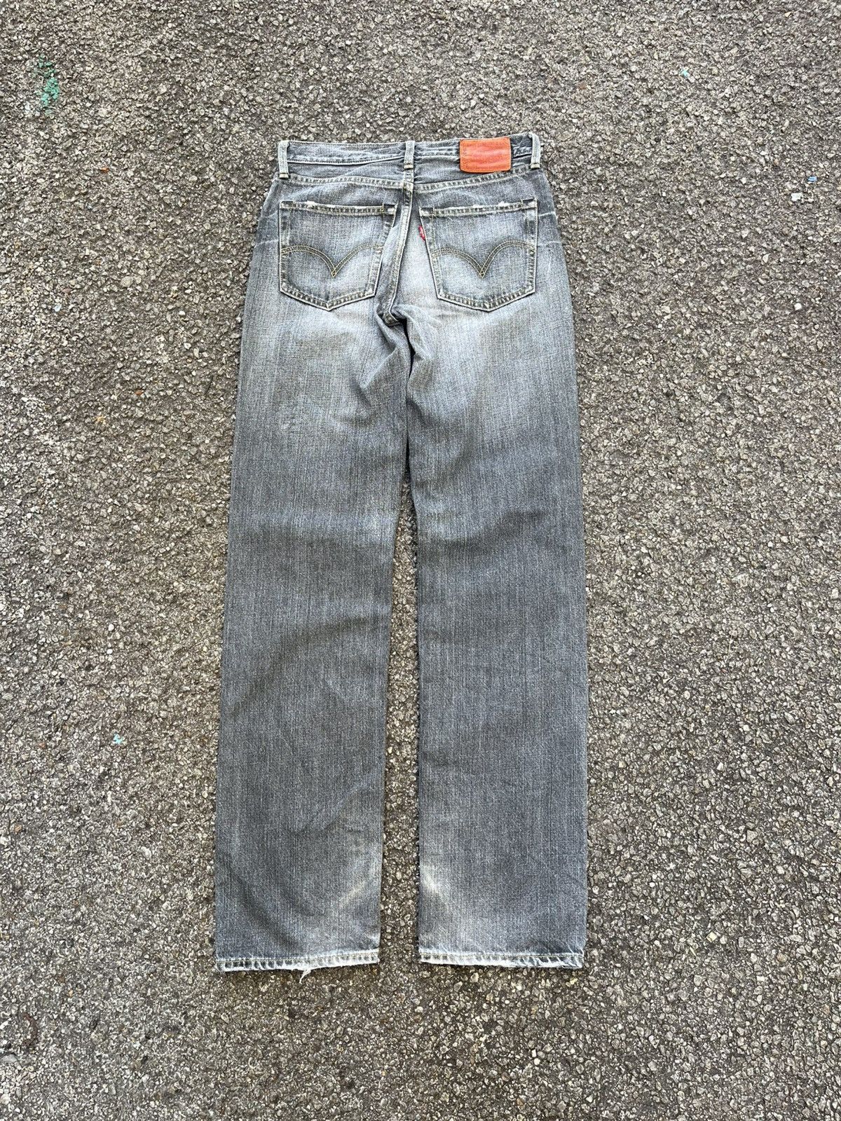 Levi's Vintage Levi’s 502 Black Faded Distressed Denim Jeans Pants Size US 29 - 12 Thumbnail