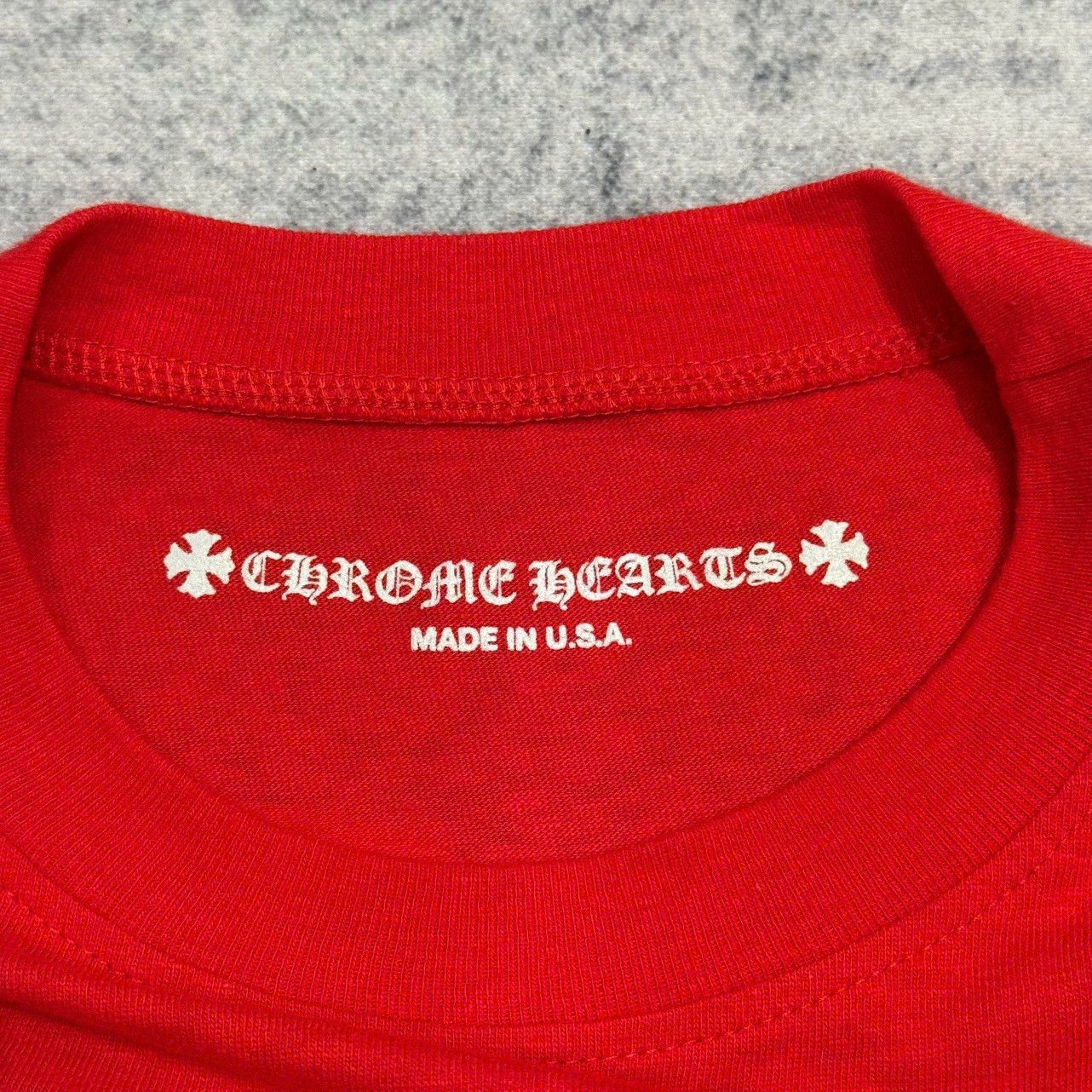 Chrome Hearts Chrome Hearts Roller Skate Horse Shoe Jersey L/S t-shirt red Size US XS / EU 42 / 0 - 3 Thumbnail