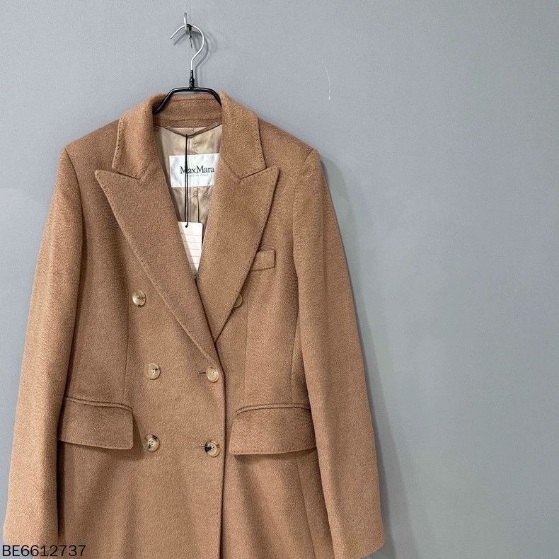 Max Mara Max Mara Camel Long Coat Size L / US 10 / IT 46 - 2 Thumbnail
