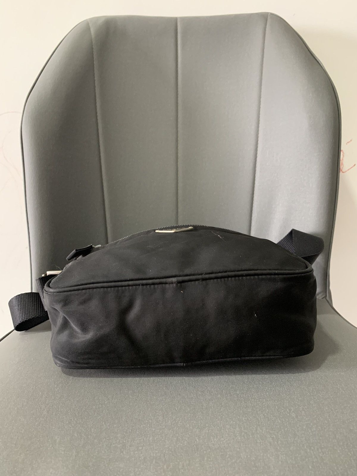 Prada Vintage Prada Black Sling Messenger Crossbody Bag Size ONE SIZE - 7 Thumbnail