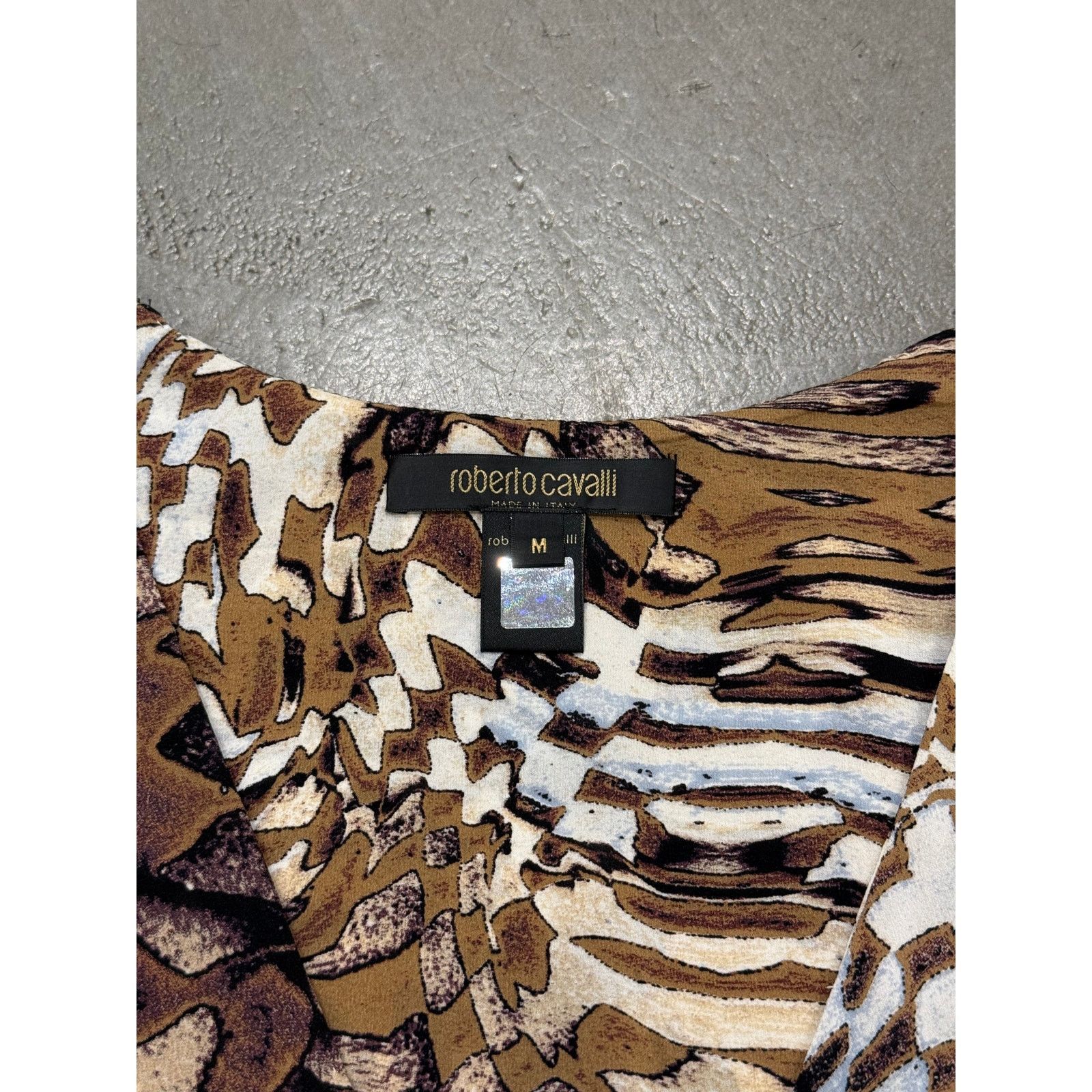 Roberto Cavalli 2003 Roberto Cavalli geometric psychedelic dress Size M / US 6-8 / IT 42-44 - 7 Thumbnail