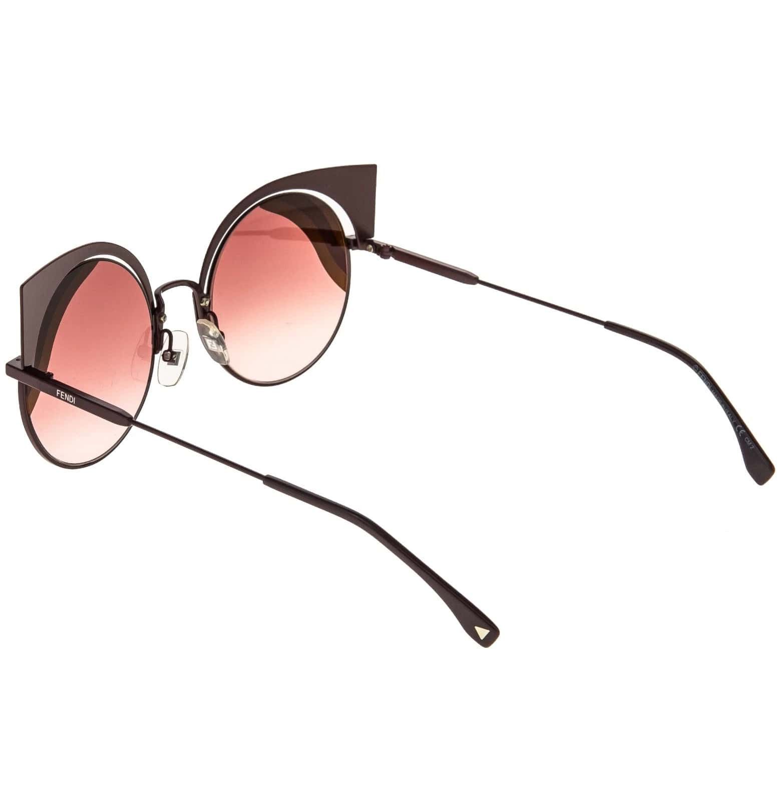 Fendi FENDI 0215 HYPNOSHINE FF0215S Burgundy Pink Gold Sunglasses Size ONE SIZE - 8 Thumbnail