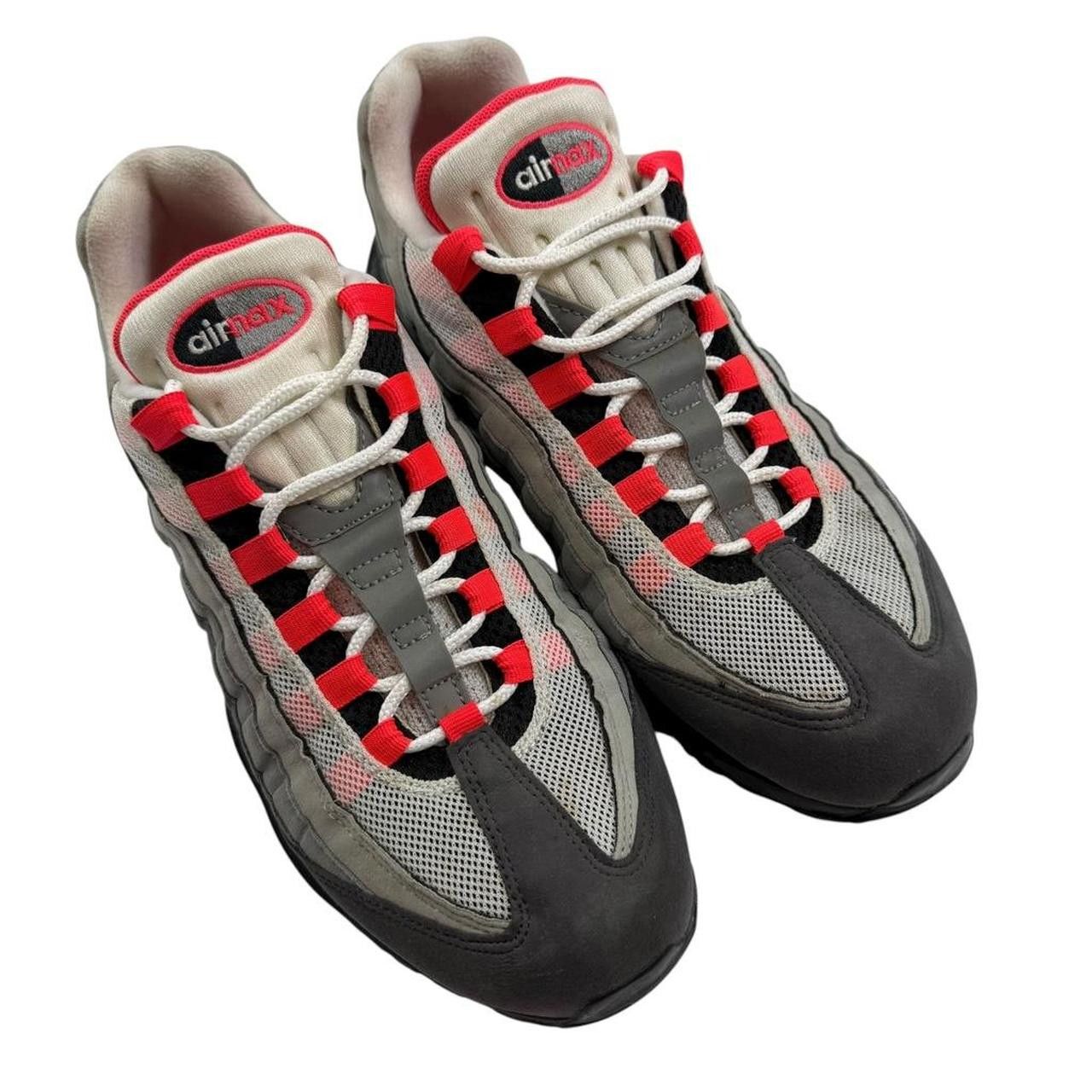 Nike Nike Air Max 95 OG Solar Red 2018 - Size US 10.5 / EU 44.5 Size US 10.5 / EU 43-44 - 8 Thumbnail