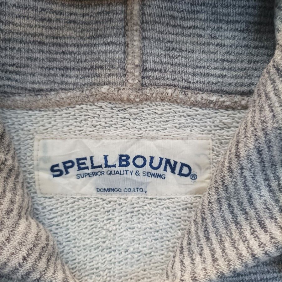 Japanese Brand × Spellbound Spellbound Japan stripes grey casual zipper hoodie Size US M / EU 48-50 / 2 - 4 Thumbnail