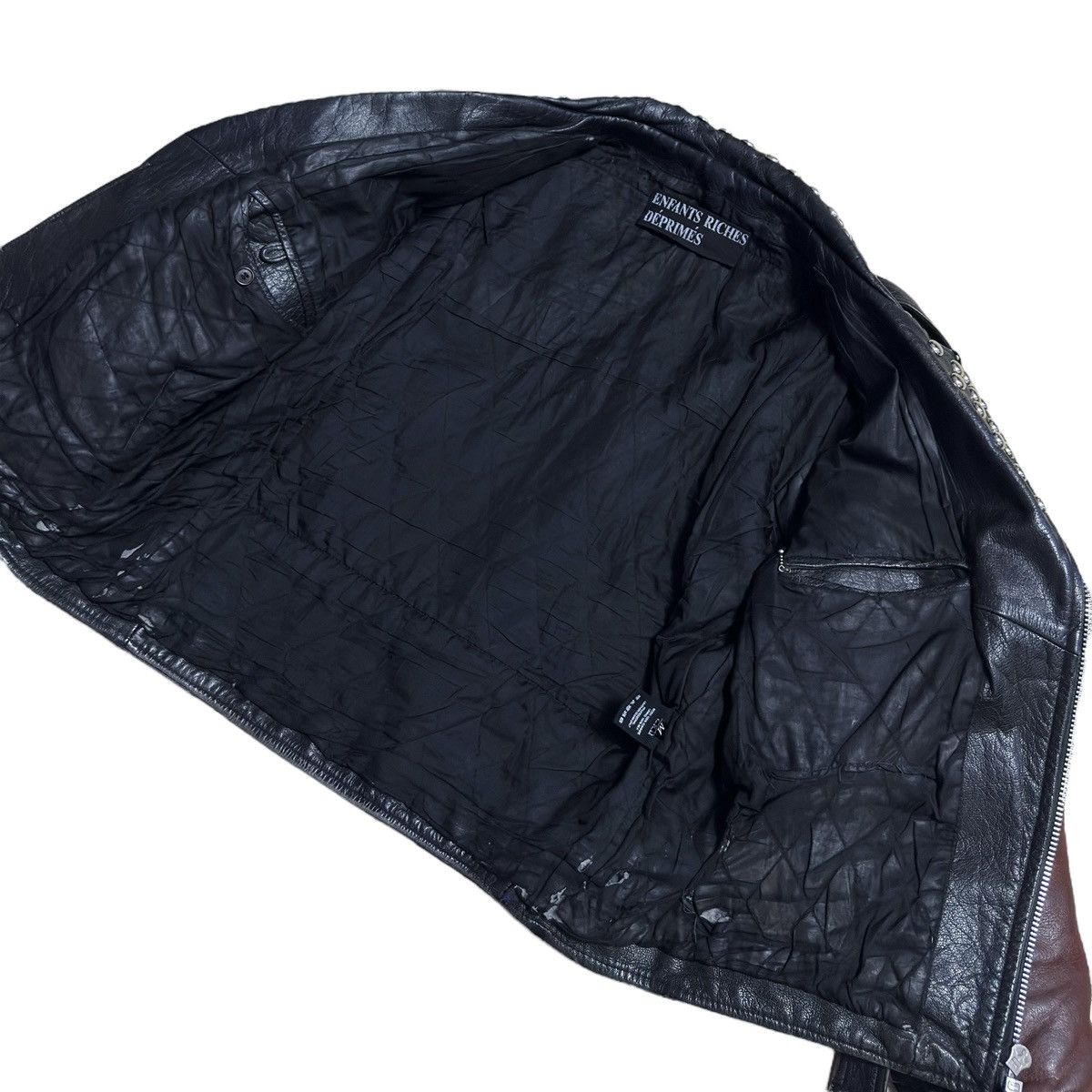 Enfants Riches Deprimes ERD 1/1 “Romeo Void” Hand Painted Leather Jacket Size US XL / EU 56 / 4 - 16 Thumbnail