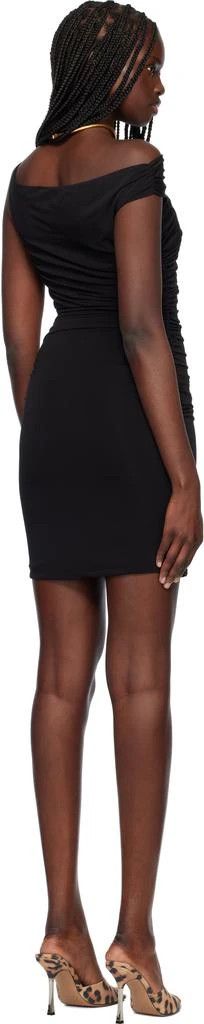Amiri o1s1wg110526 Off-The-Shoulder Mini Dress in Black Size XL / US 12-14 / IT 48-50 - 3 Thumbnail