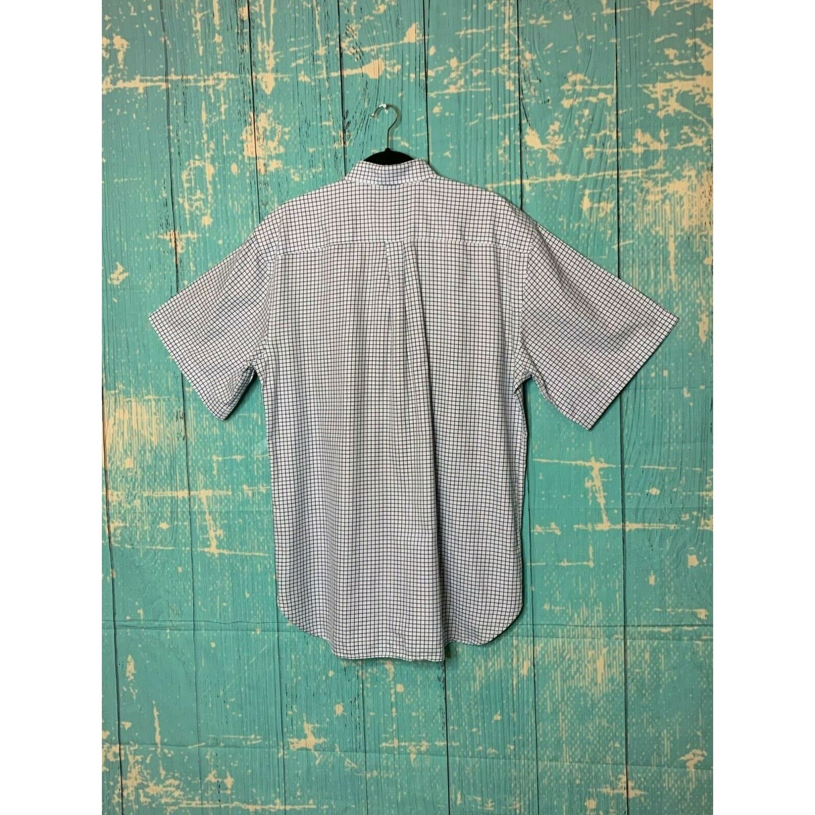 Peter Millar Peter Millar White Blue Gingham Casual Shirt Size Large Size US L / EU 52-54 / 3 - 2 Thumbnail