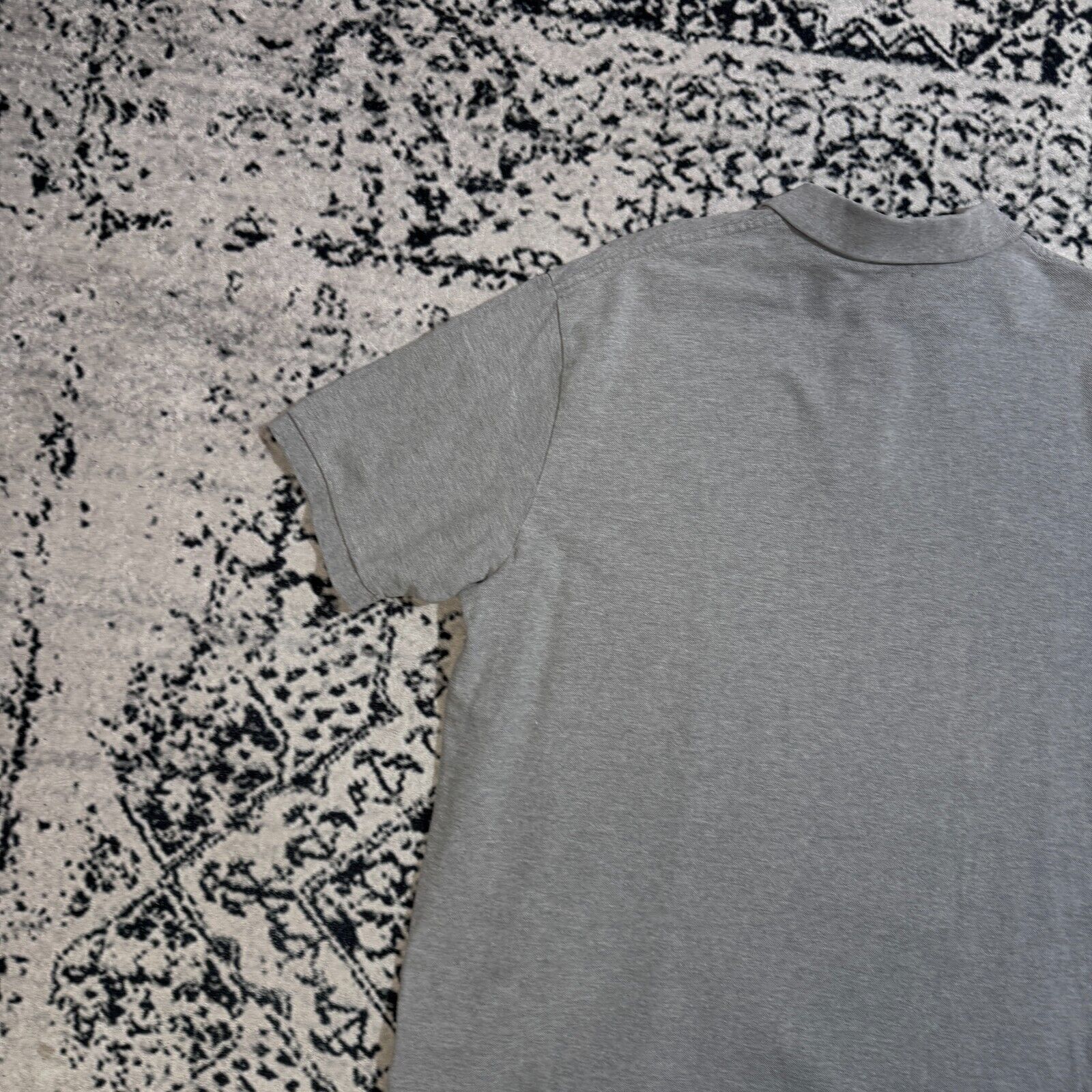 Ralph Lauren × Vintage Vintage Ralph Lauren Gray Cotton Polo Shirt Size XXL Y2K 90s Size US XXL / EU 58 / 5 - 8 Thumbnail