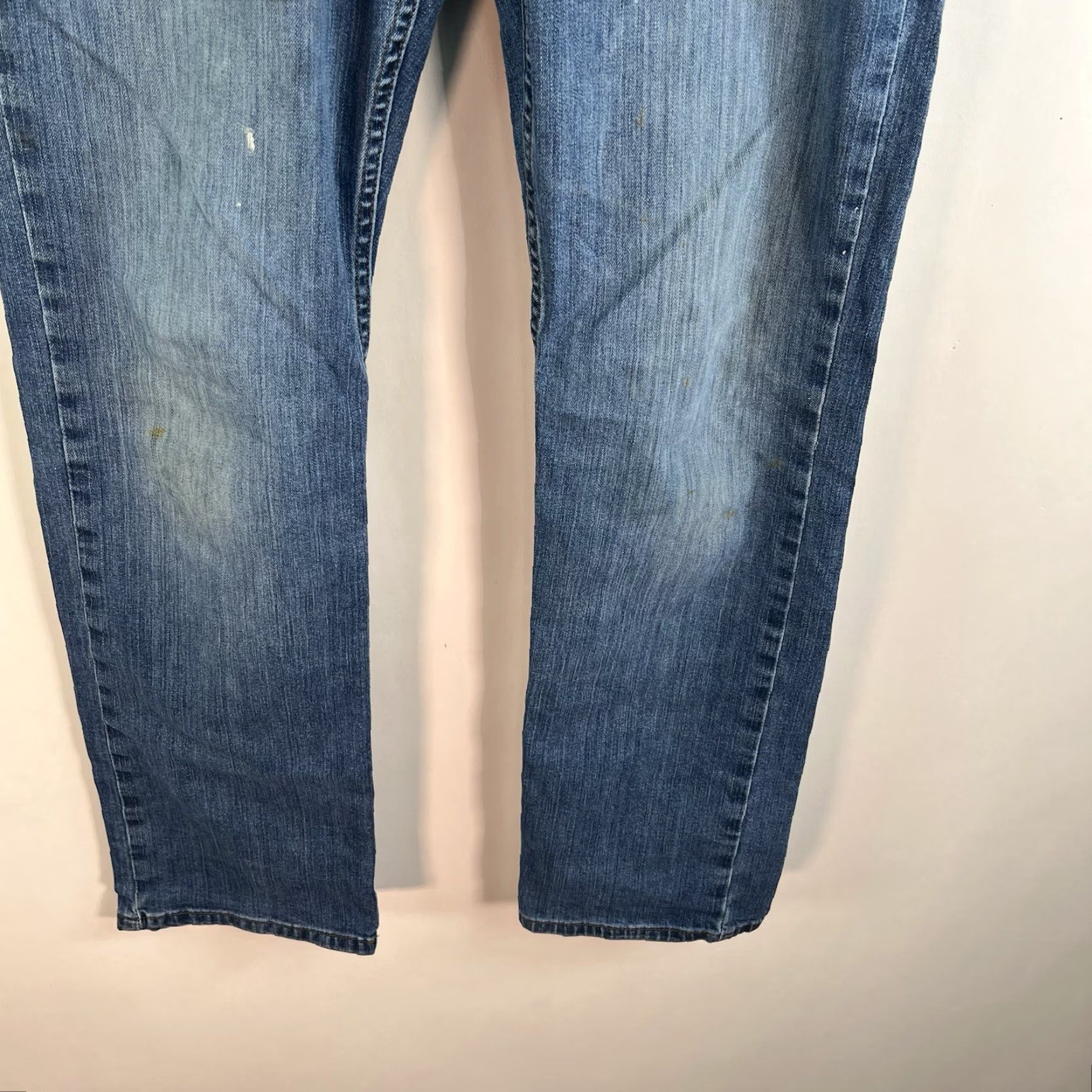 Carhartt VINTAGE Carhartt Jeans Relaxed Fit Denim 5-Pocket Men 31 Regular Blue Distressed 90s BD2804 Mens Size US 31 - 4 Thumbnail