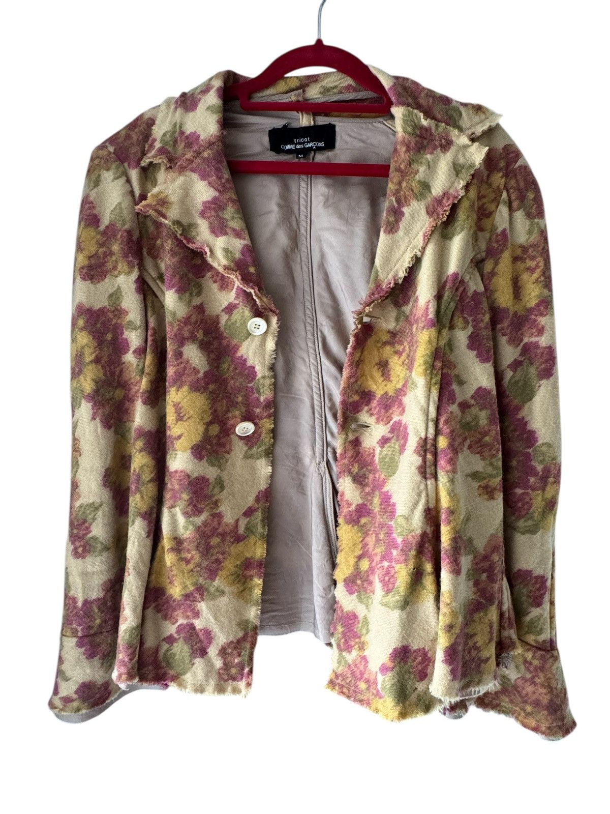 Comme des Garcons × Japanese Brand × Vintage Vintage 2002 Tricot Comme des Garçons Jacket Size M / US 6-8 / IT 42-44 - 2 Thumbnail