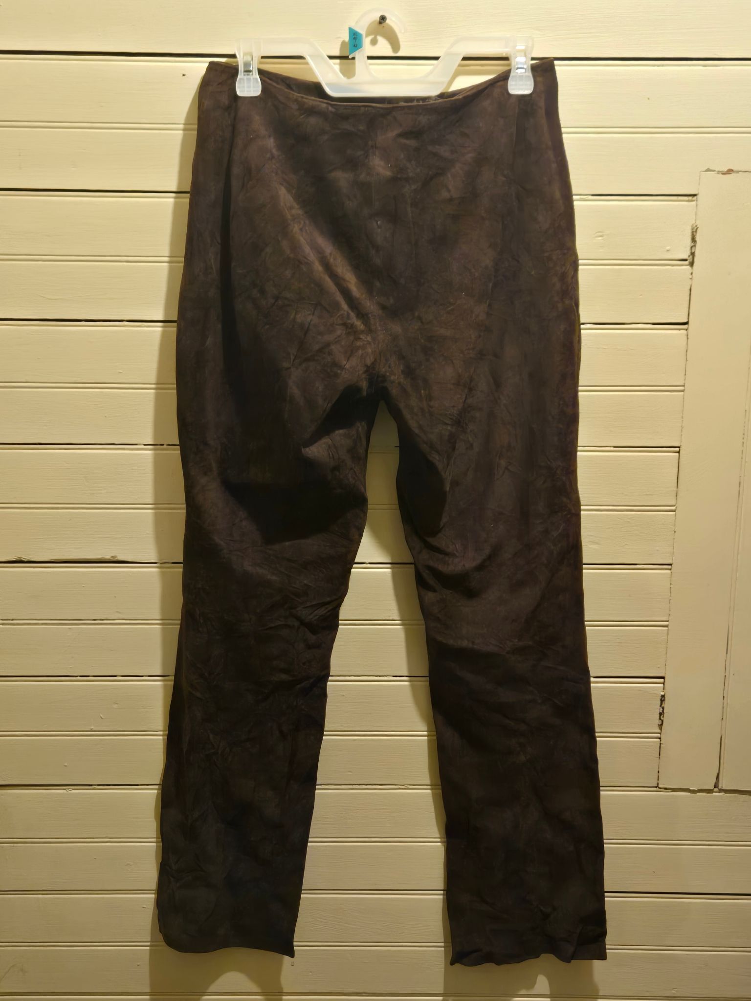 Other WilliSmith Pants Womens 6 Brown Leather Lined Straight Leg Size 28" / US 6 / IT 42 - 3 Thumbnail
