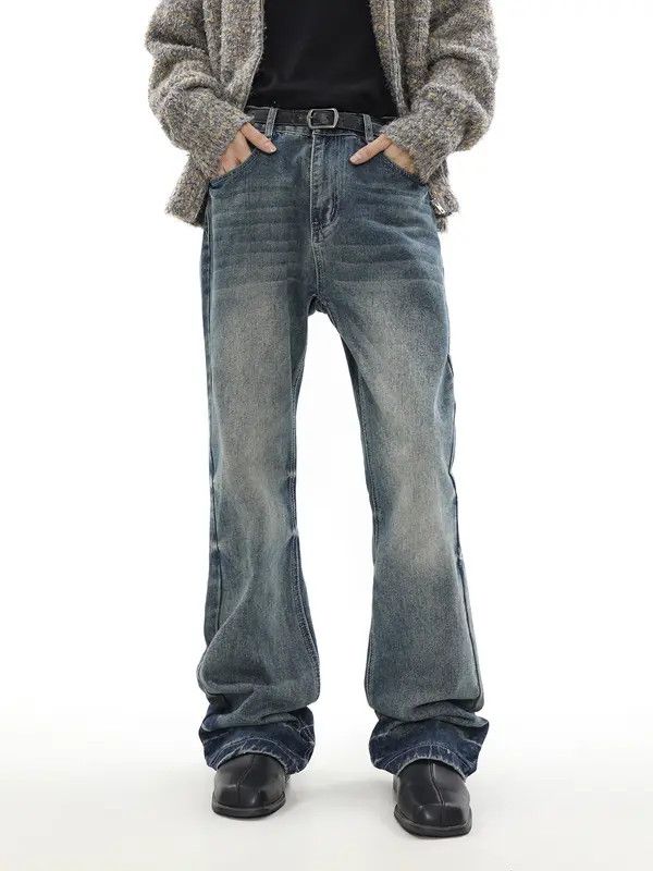 VIBE bootcut flared grunge washed jeans Size US 30 / EU 46 - 6 Thumbnail