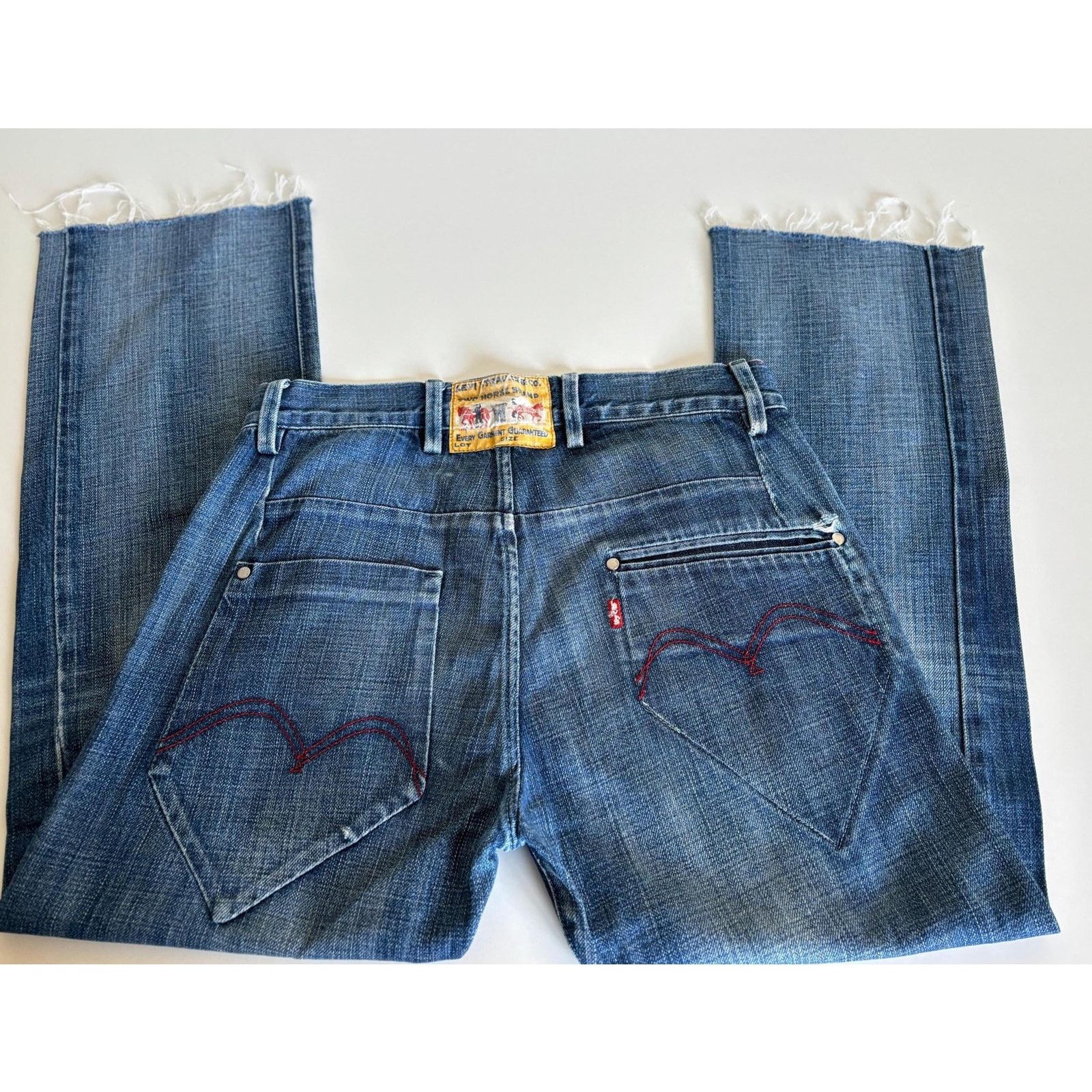 Levi's Vintage Levi's Red Tab Jeans W32 2000s Denim Horse Print Size US 32 / EU 48 - 3 Thumbnail