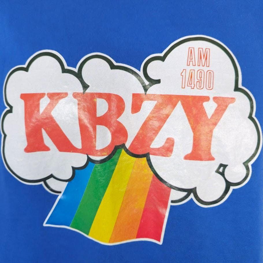 Vintage Vintage 1490 KBZY T Shirt Mens Size Medium Blue 80s Oregon Size US M / EU 48-50 / 2 - 2 Thumbnail