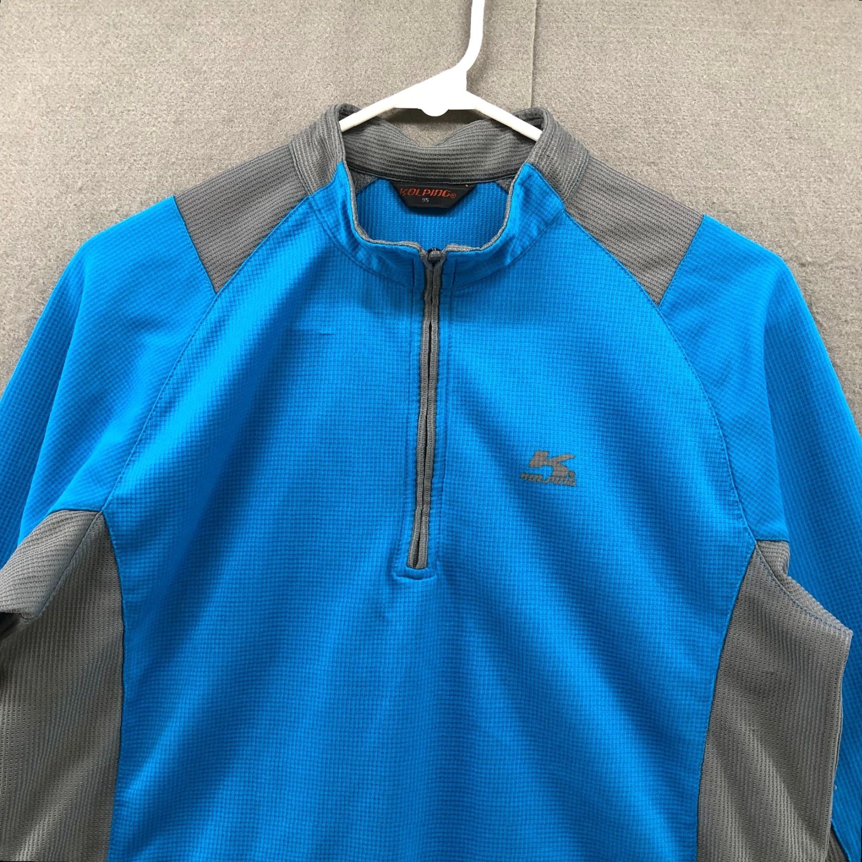 Vintage VINTAGE Kolping Korean Golf 1/4 Zip Pullover Long Sleeve Shirt Mens S Blue Size US S / EU 44-46 / 1 - 3 Thumbnail