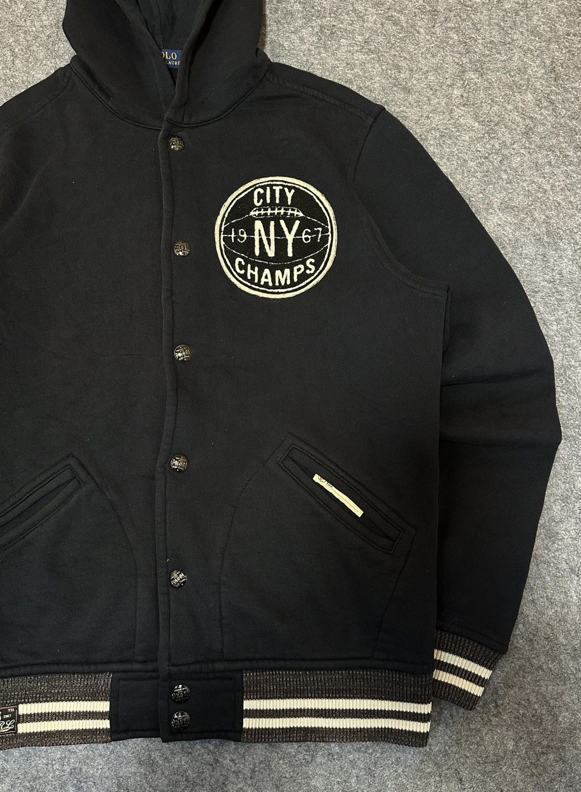 Polo Ralph Lauren Polo Ralph Lauren City Champs varsity hooded jacket. Size US M / EU 48-50 / 2 - 6 Thumbnail