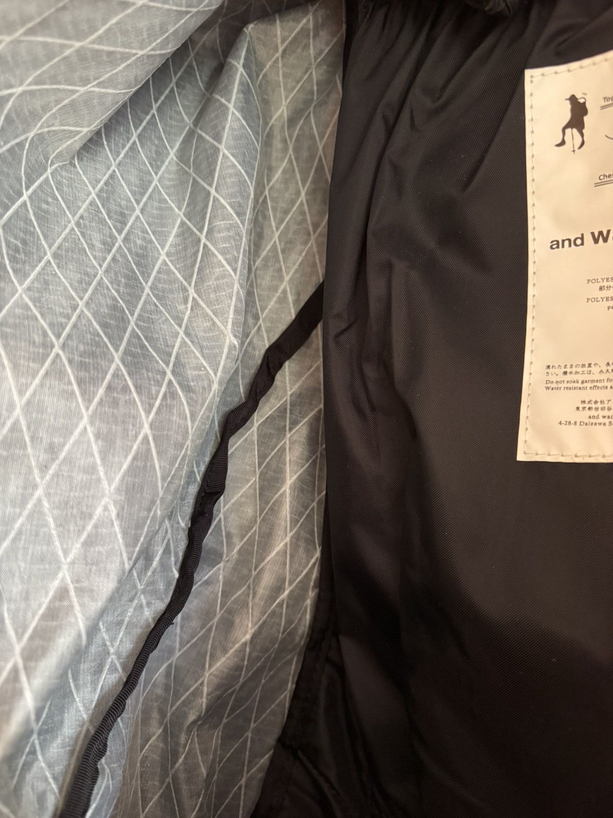 And Wander and wander Ecopak X Pac 45L Backpack Black Zip From Japan Size ONE SIZE - 7 Thumbnail