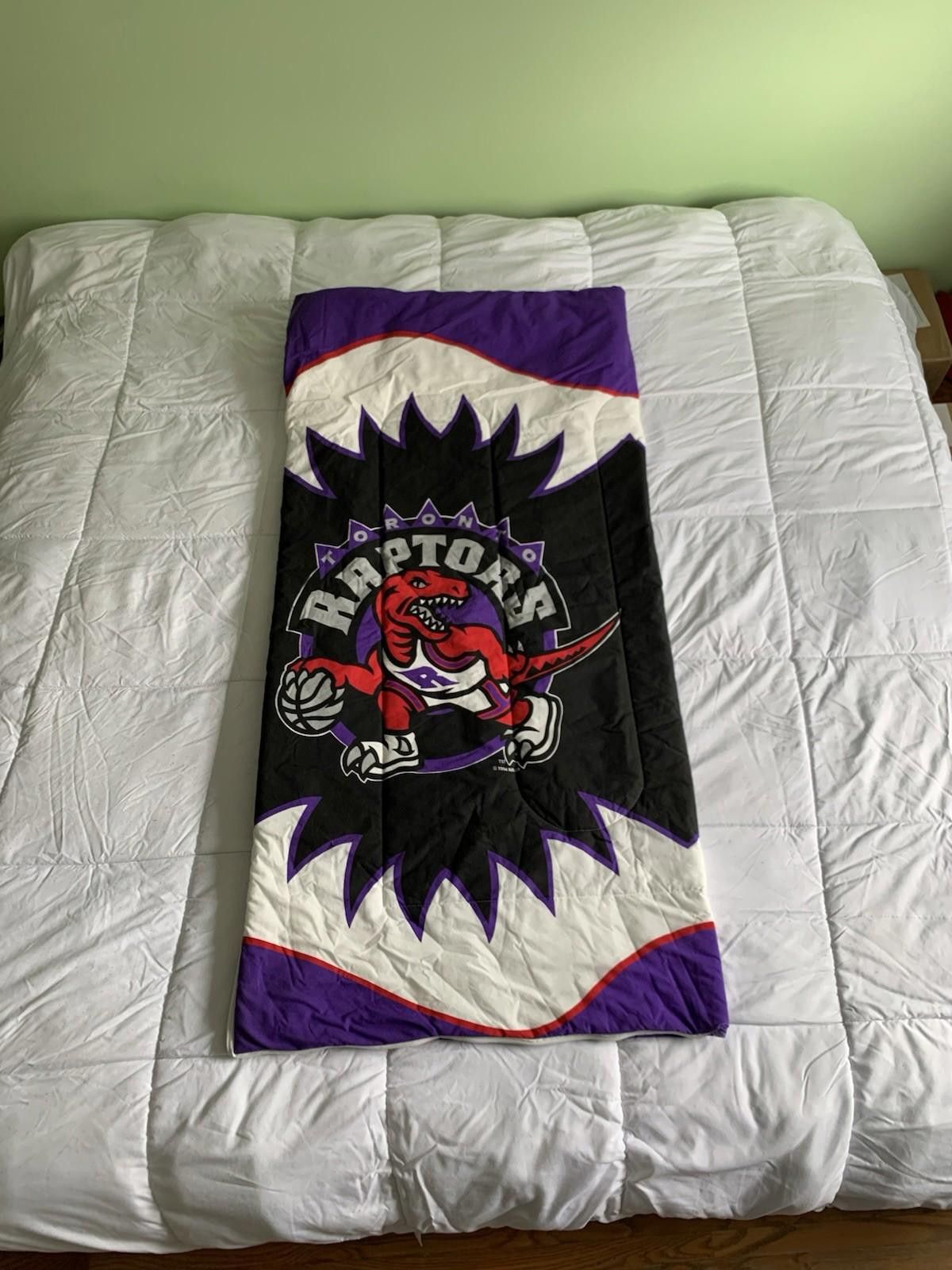 Other Vintage 1994 Huge Toronto Raptors Dinosaur Logo Sleeping Bag Size ONE SIZE - 7 Thumbnail