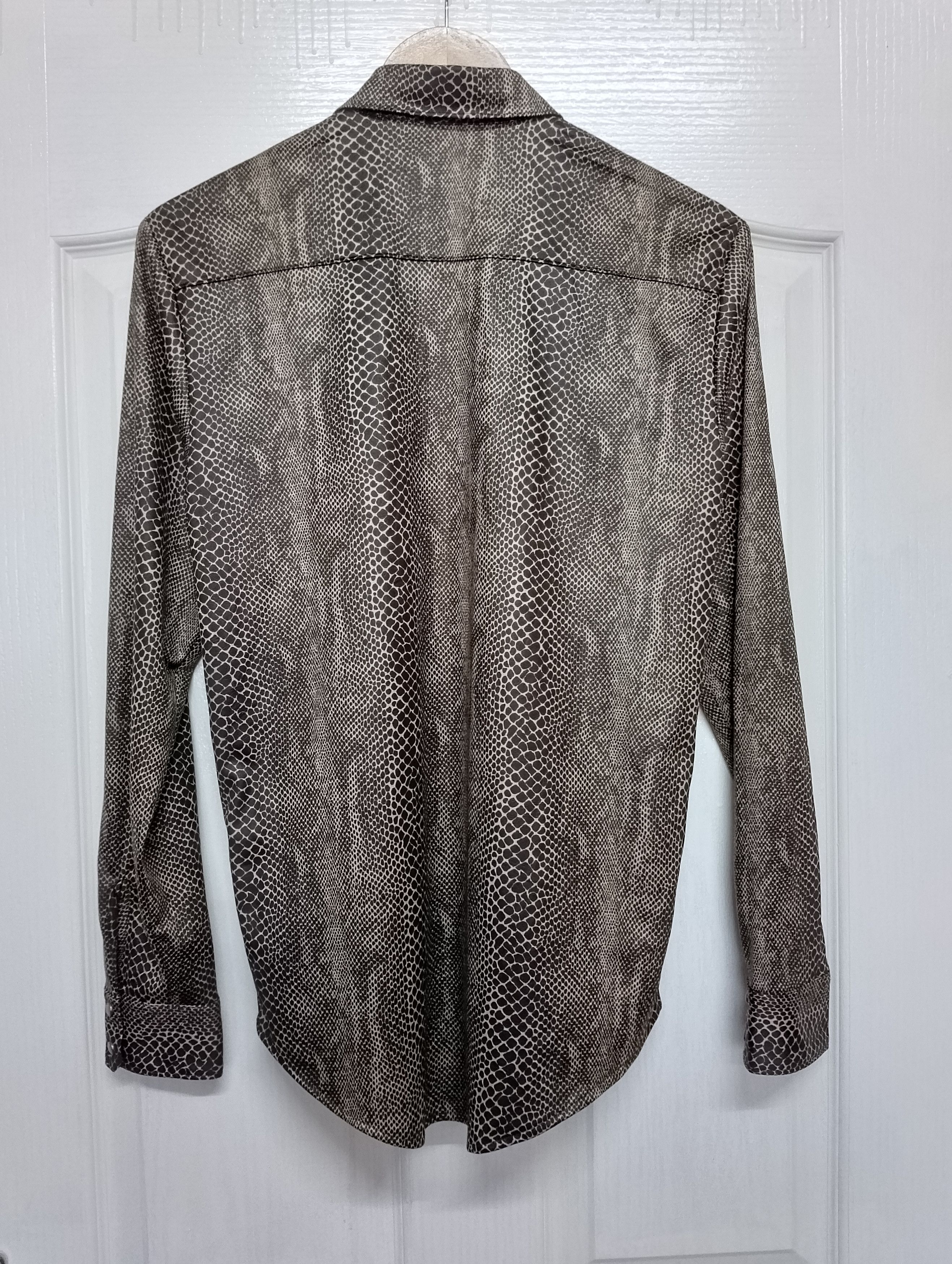 14th Addiction TORNADO MART Snake Skin Fullprint Button Tee Size US M / EU 48-50 / 2 - 2 Thumbnail