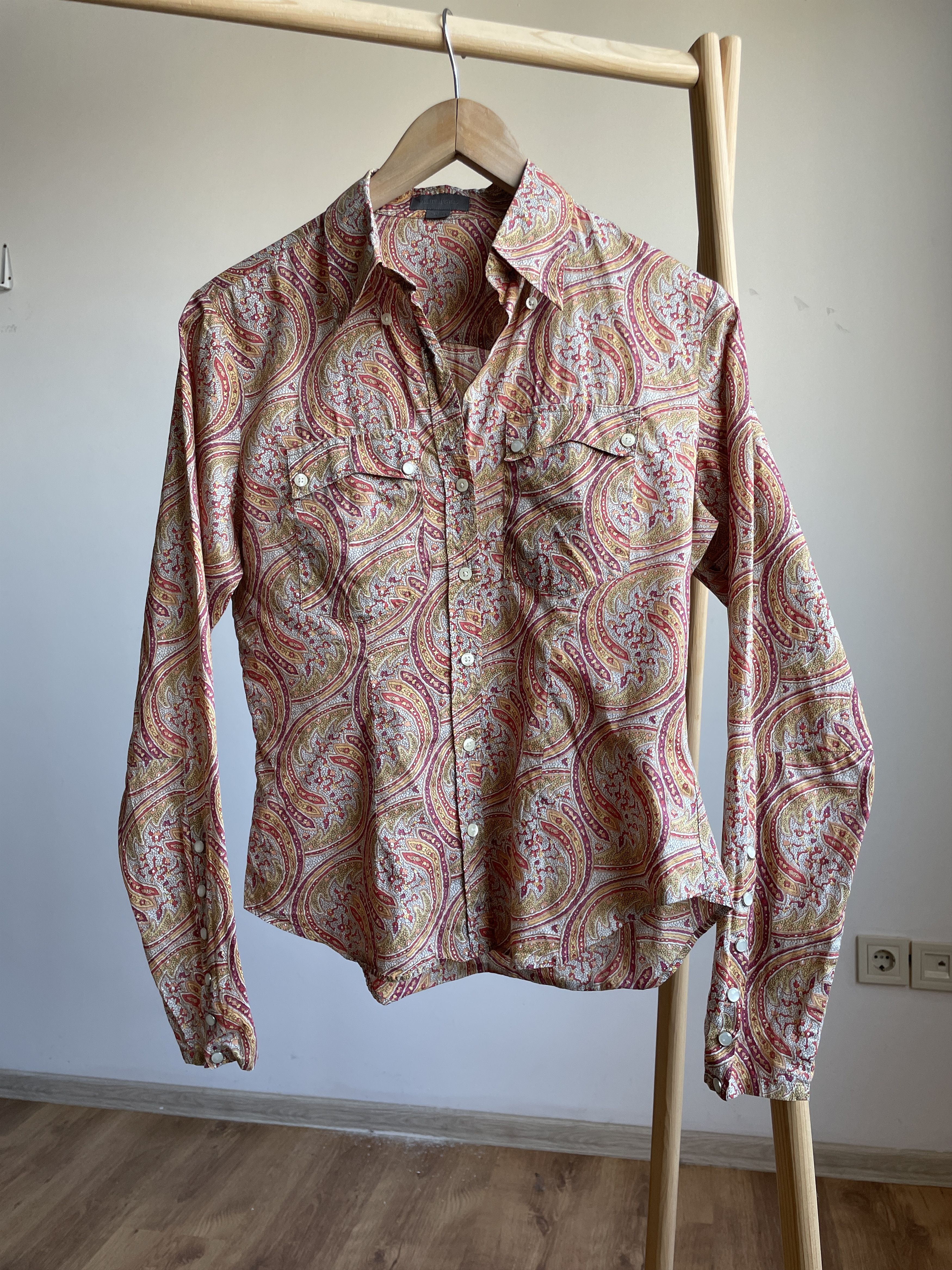 Acne Studios Acne Jeans Acne Studios Vintage Womens Boast Paisley Blouse Size L / US 10 / IT 46 - 1 Thumbnail