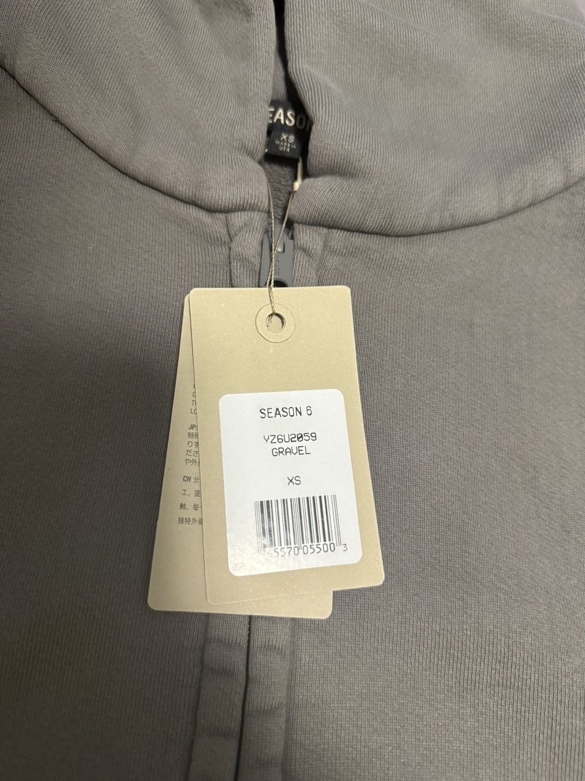 Yeezy yeezy season 6 zip up hoodie hood hooded sweatshirt gravel Size US XS / EU 42 / 0 - 3 Thumbnail