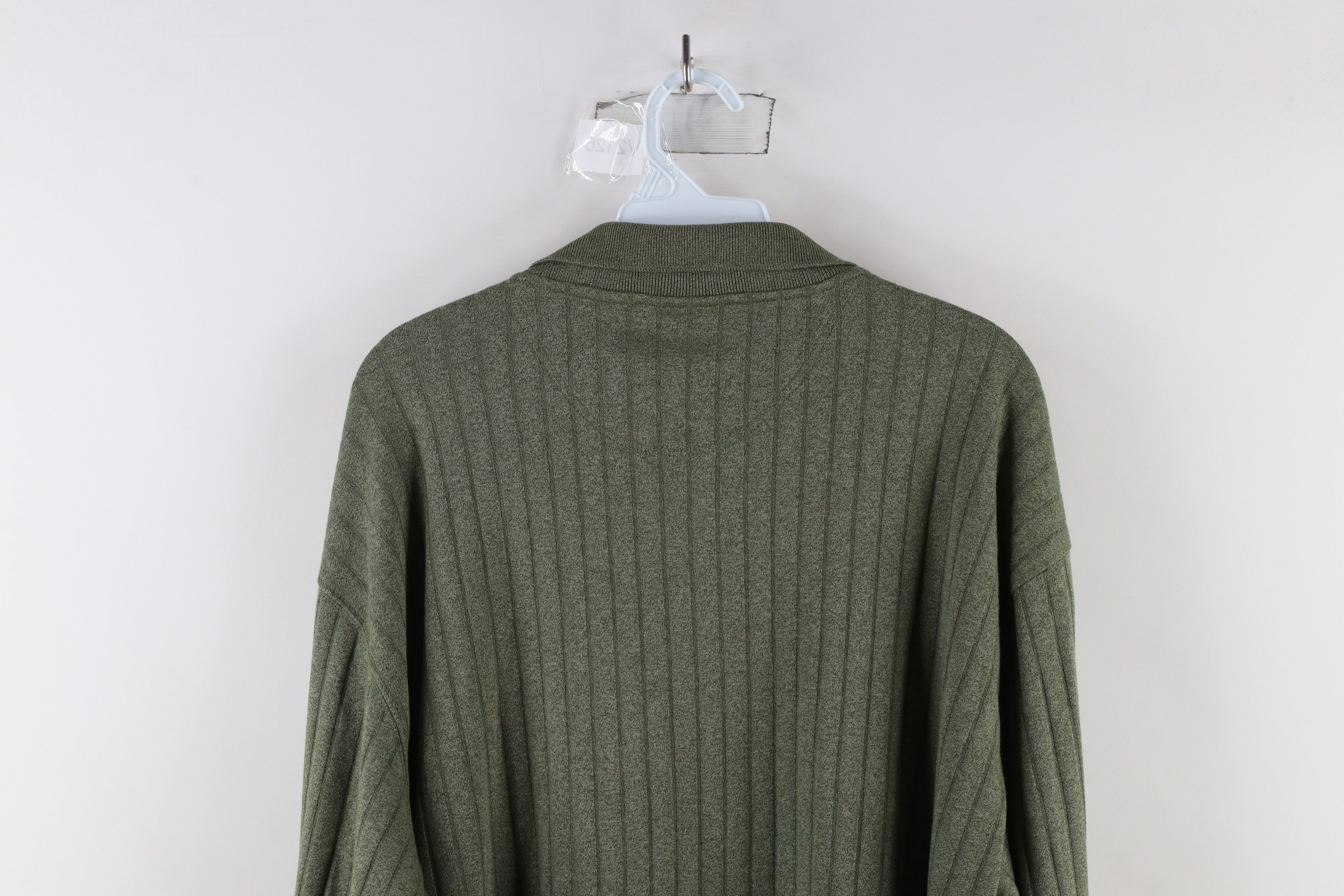 Vintage Vintage 90s Streetwear Striped Knit Long Sleeve Rugby Polo Size US XXL / EU 58 / 5 - 8 Thumbnail