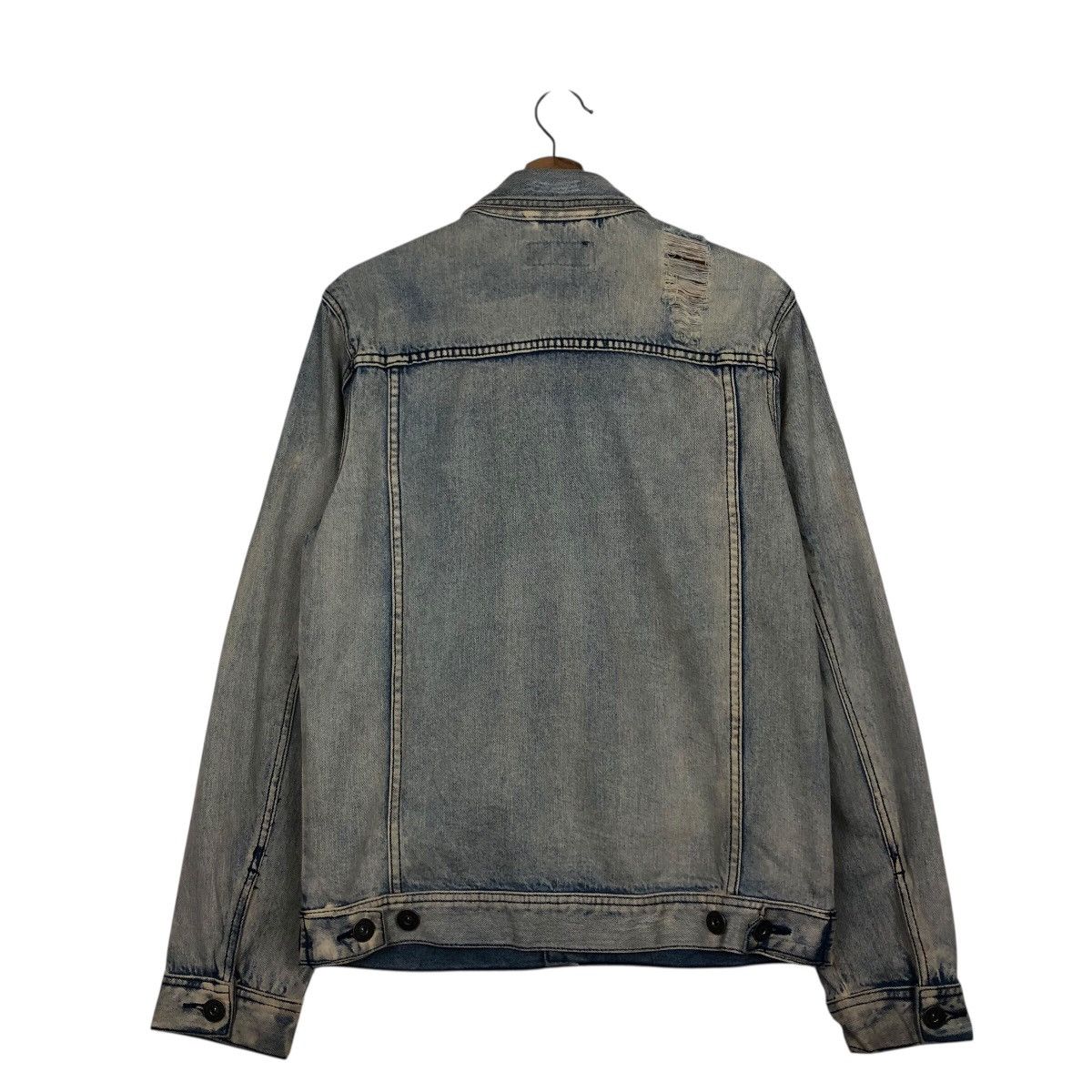 Japanese Brand 📌Distressed Biker Denim Jacket Punk Style INC Issey Miyake Size US S / EU 44-46 / 1 - 9 Thumbnail