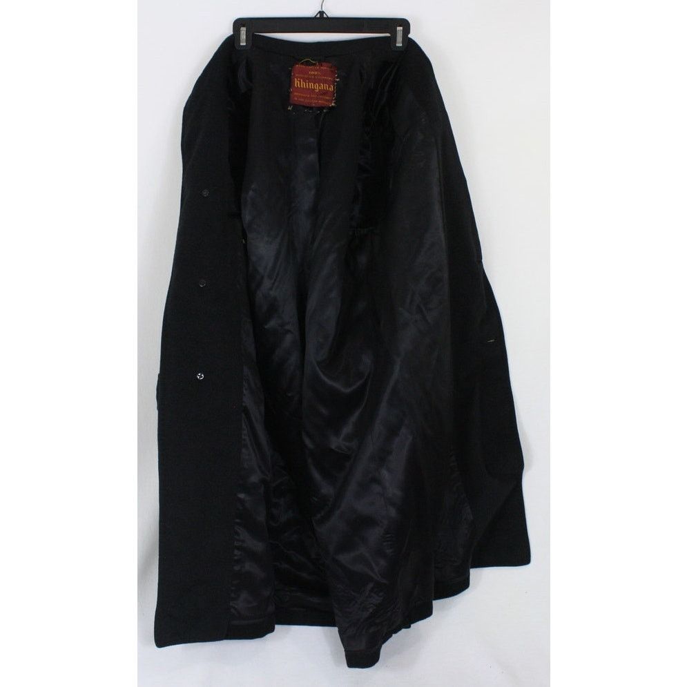 Vintage Vintage 80s Kliinalla 100% Mongolian Cashmere Black Overcoat Size US S / EU 44-46 / 1 - 10 Thumbnail