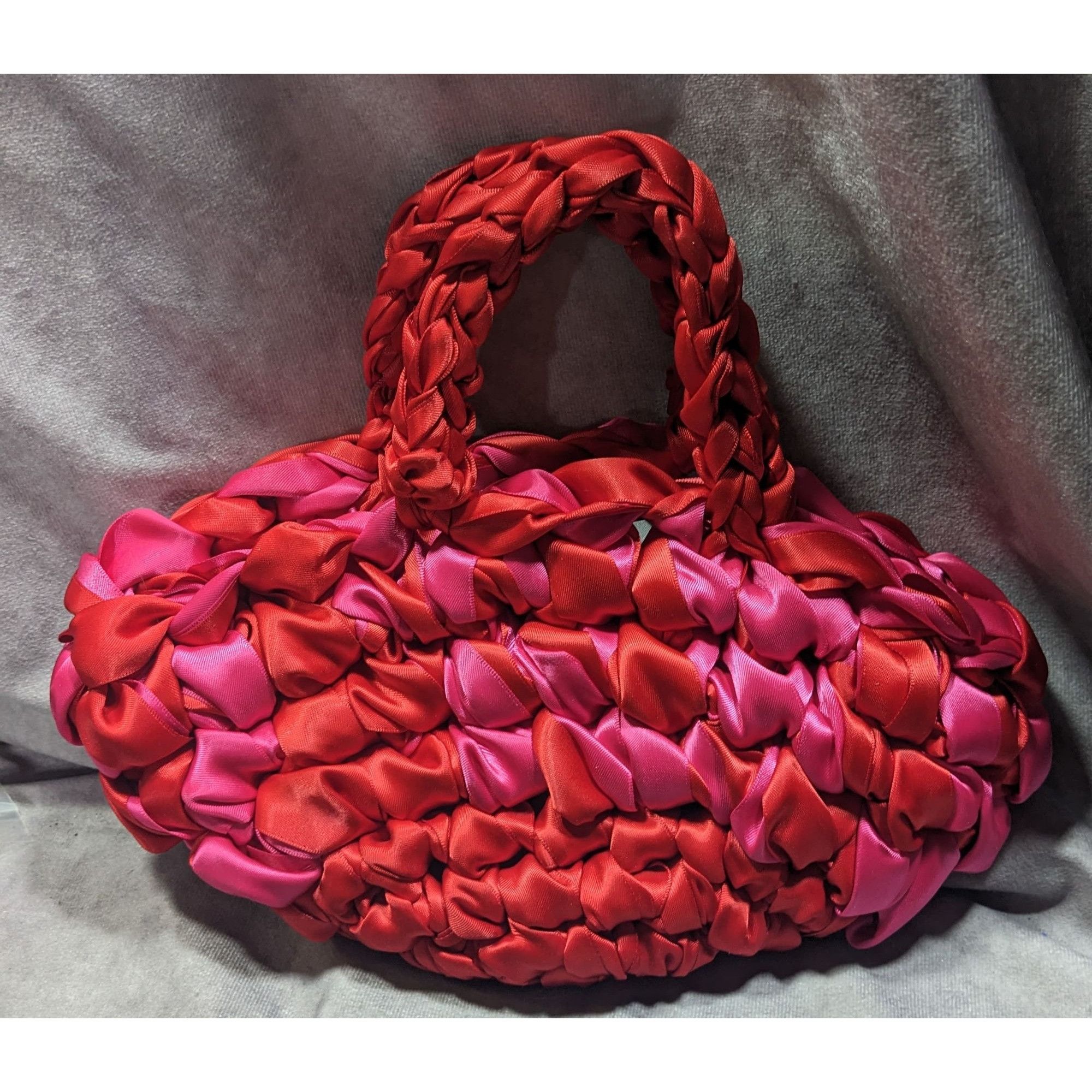 Other Isla Risa Nest Lipstick Red And Hot Pink Handbag Size ONE SIZE - 5 Thumbnail