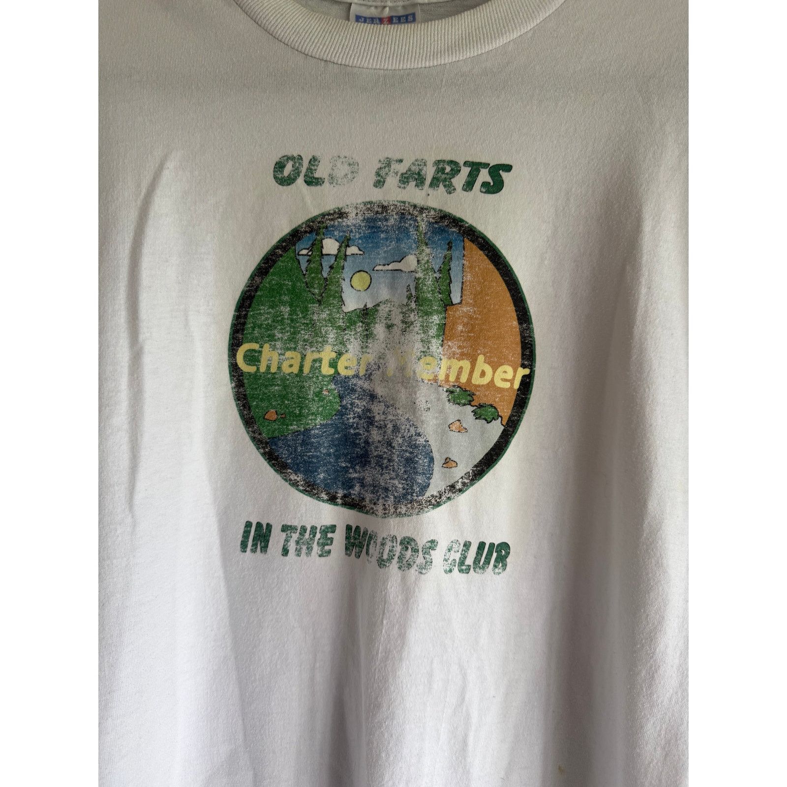 Jerzees Vintage Old Farts Woods Club Tee Jerzees Large White Size US L / EU 52-54 / 3 - 2 Thumbnail