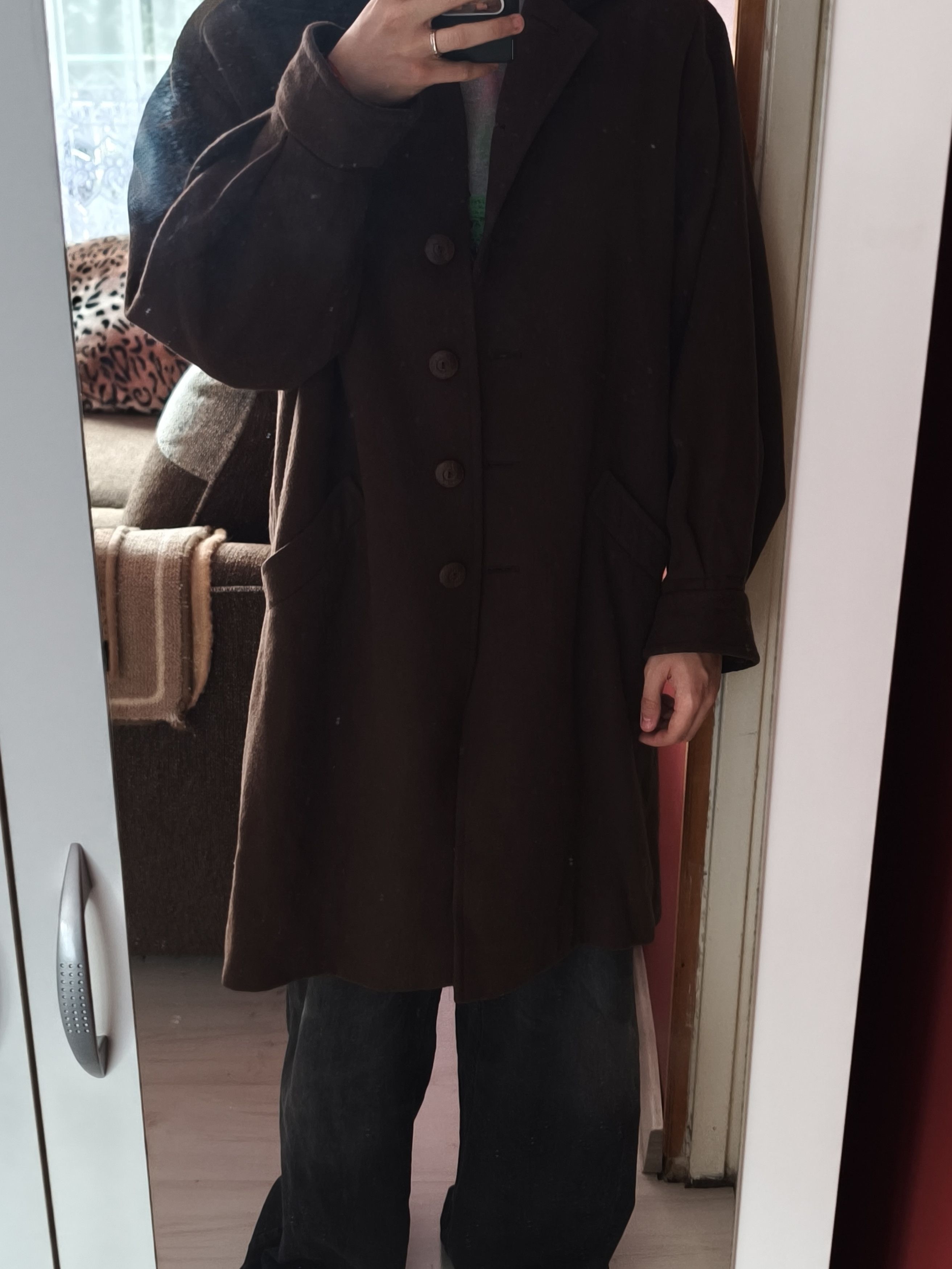 Saint Laurent Paris Saint Laurent Paris Wool coat vintage 80s 70s made in france Size US XL / EU 56 / 4 - 3 Thumbnail