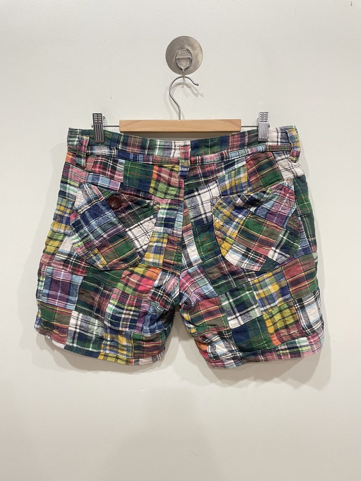 Japanese Brand Jean Nassaus California patchwork shorts Size US 32 / EU 48 - 2 Thumbnail