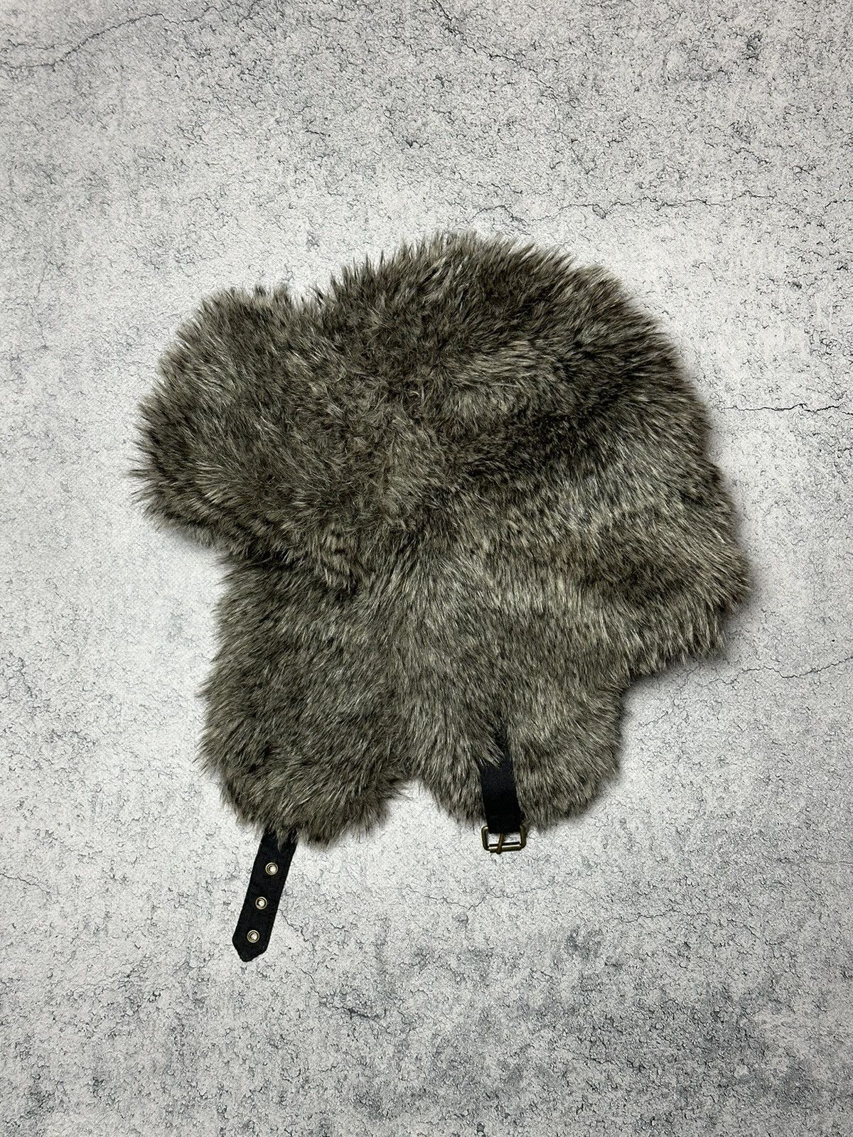 Hysteric Glamour Vintage Y2K Fuzzy Ushanka Beanie Hat Mohair Faux Fur Size ONE SIZE - 4 Thumbnail