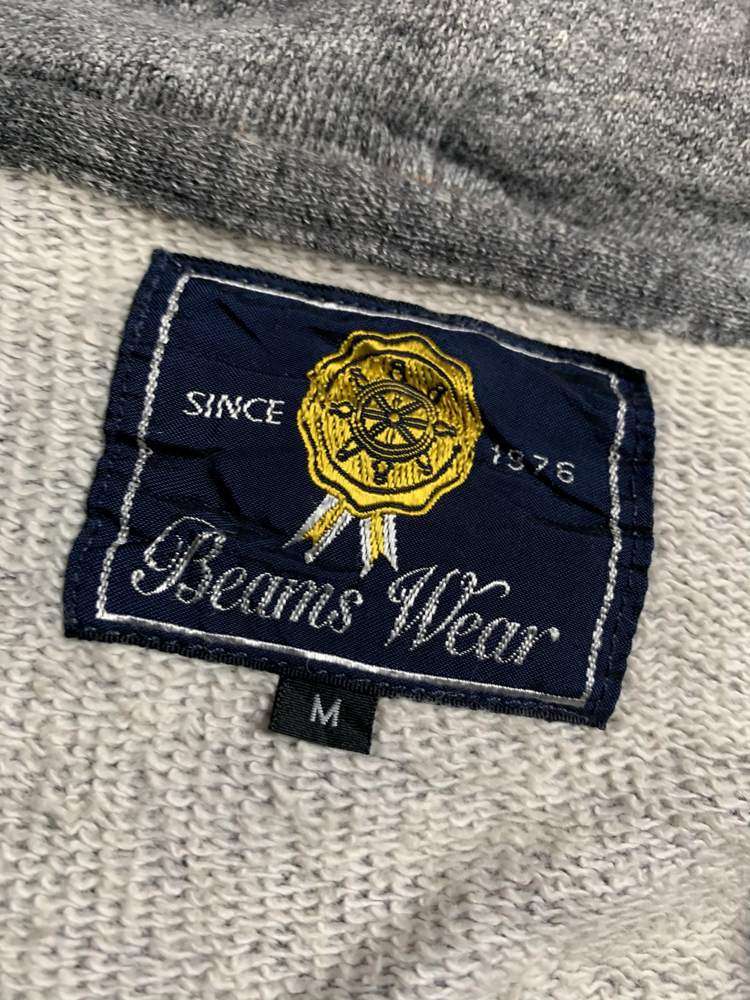 Beams Japan Vintage Rare Beams Japan Button Hoodies Size US M / EU 48-50 / 2 - 3 Thumbnail
