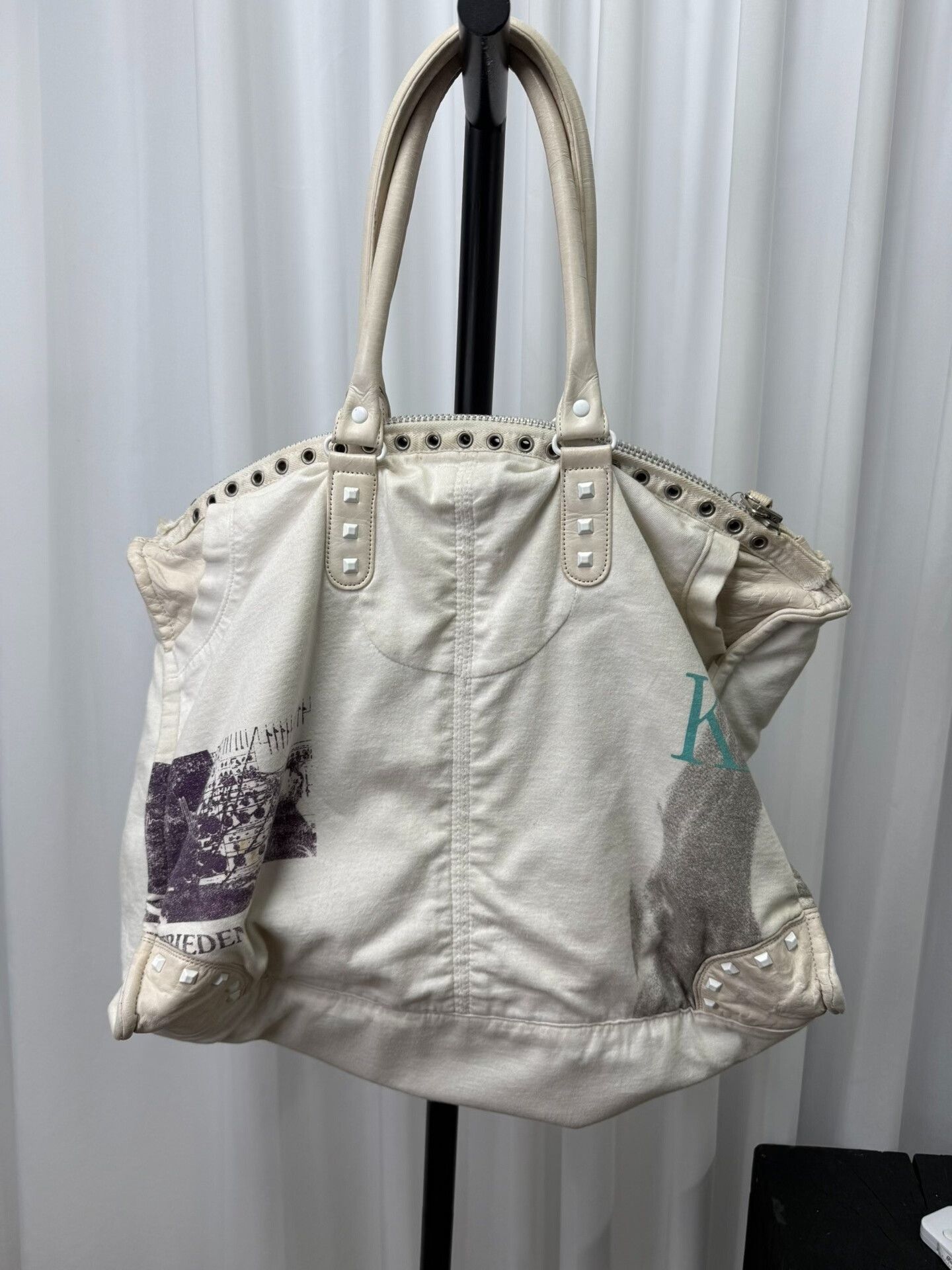 undercover studs tote bag