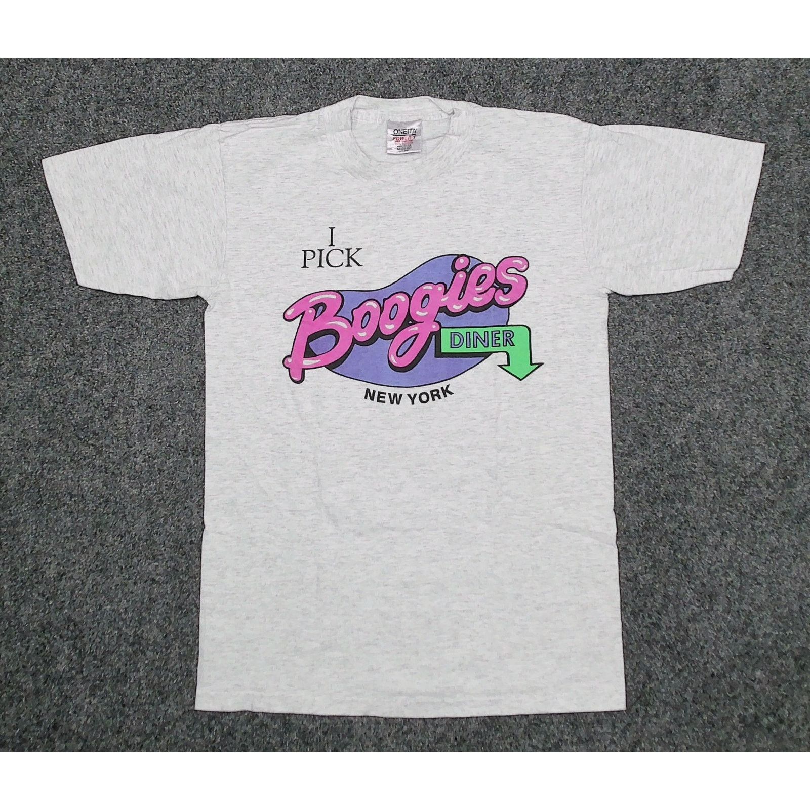 Vintage Vintage Oneita 90s Boogie's Diner New York Single Stitch Tee Size US M / EU 48-50 / 2 - 3 Thumbnail
