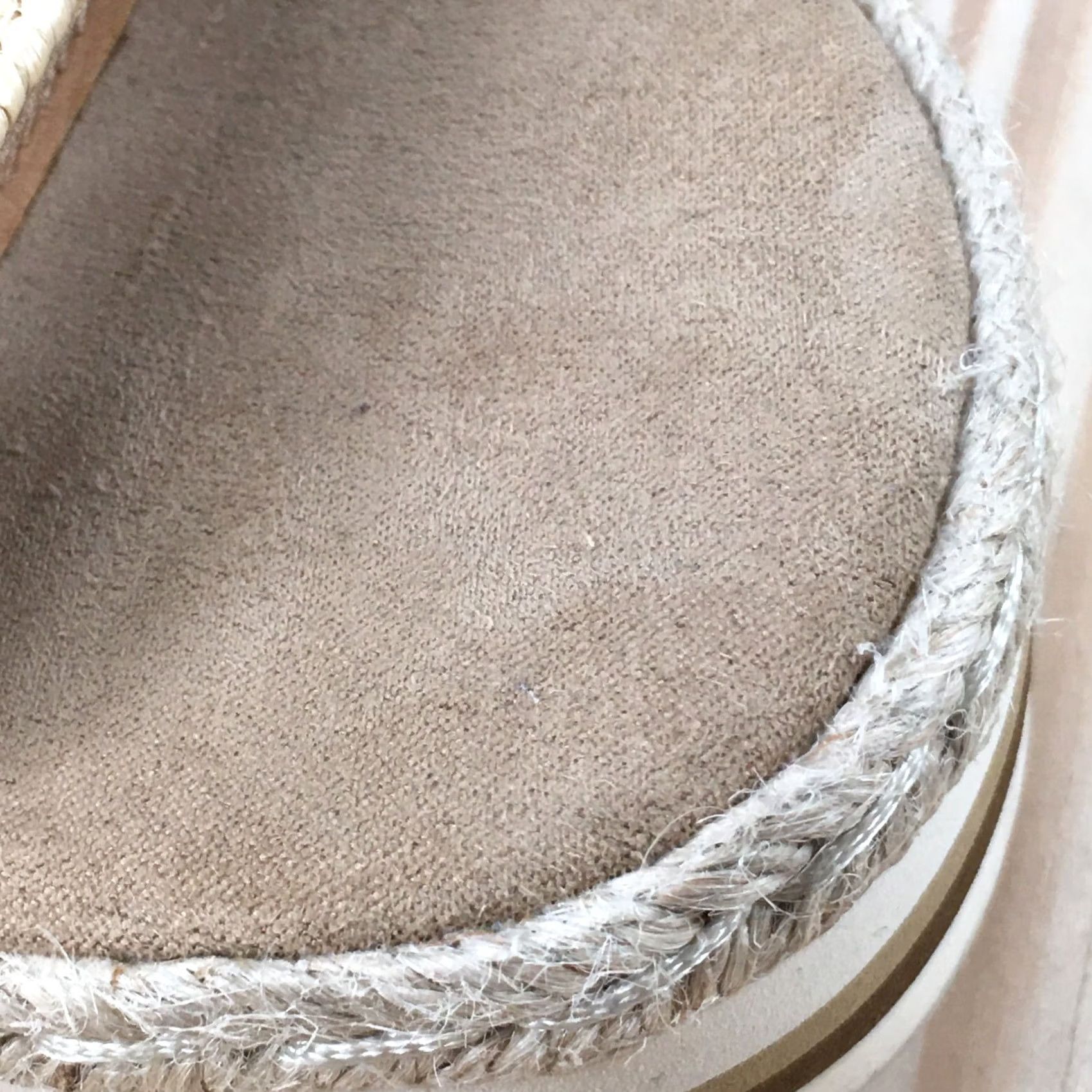 Vintage Universal Thread Florence Sandals Womens 10 Beige Slip On Platform Slide Casual Footwear Size US 10 / IT 40 - 4 Thumbnail
