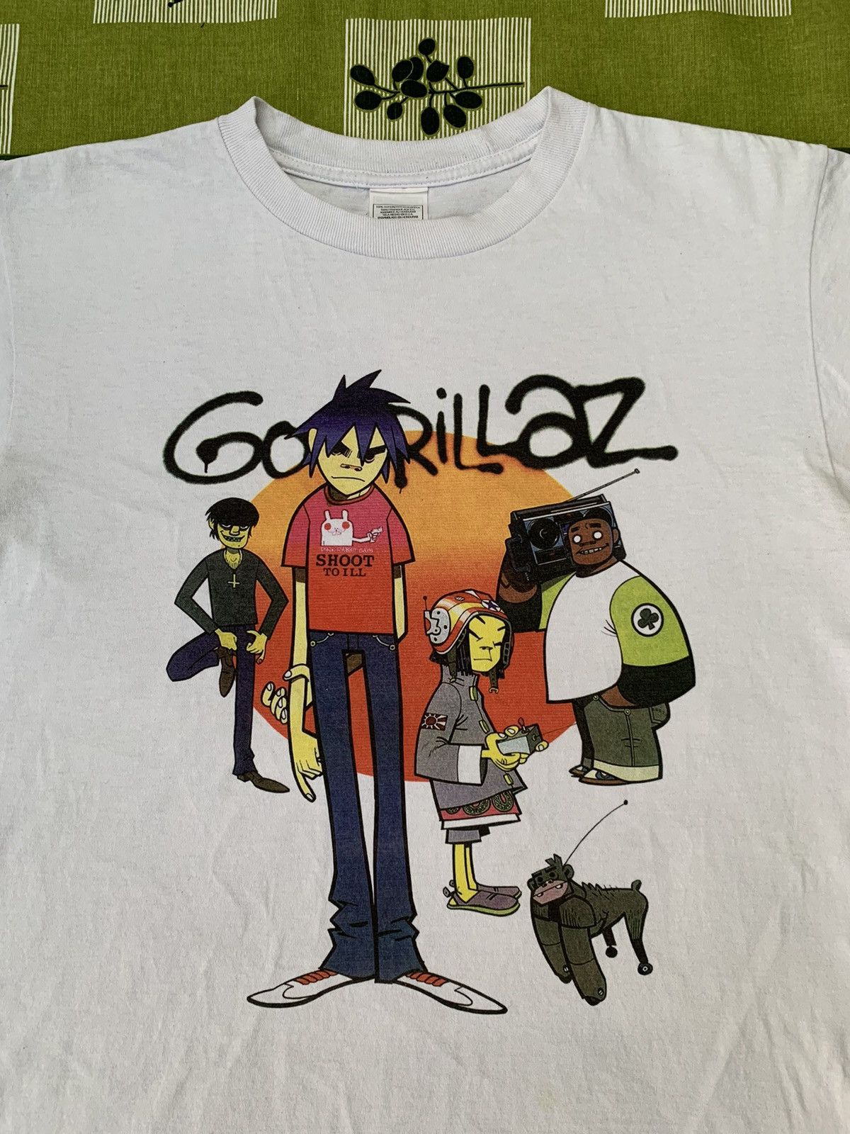 Band Tees × Vintage Vintage Gorillaz Band Alternative Pop Hip-Hop T-Shirt Size US M / EU 48-50 / 2 - 2 Thumbnail