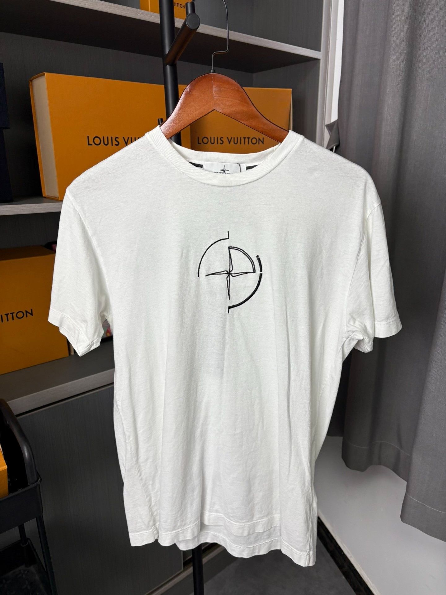 Stone Island Stone Island White T-Shirt M Men Size US M / EU 48-50 / 2 - 1 Thumbnail