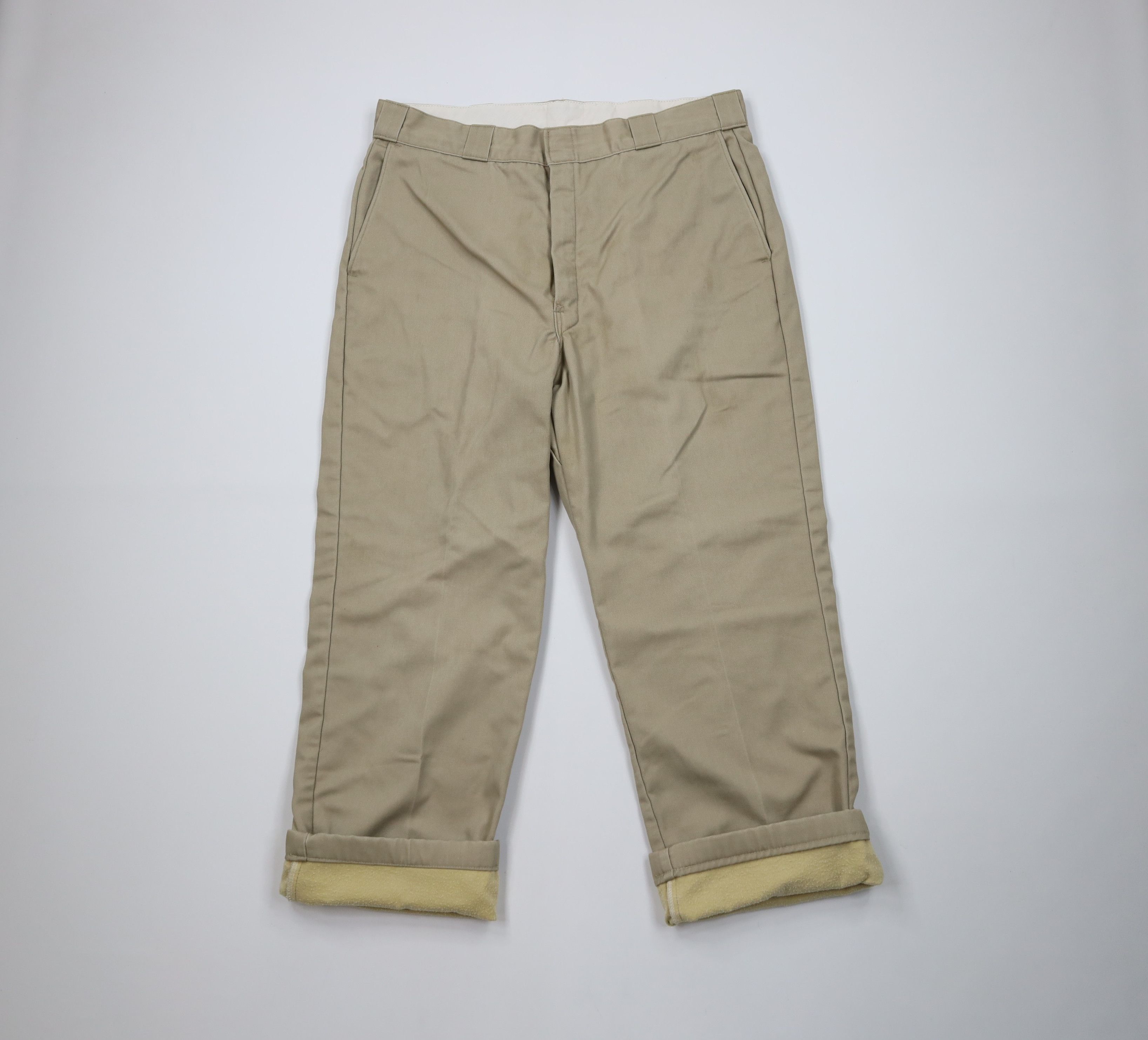 Dickies Vintage 70s Dickies Chamois Cloth Lined Wide Leg Pants USA Size US 36 / EU 52 - 1 Thumbnail