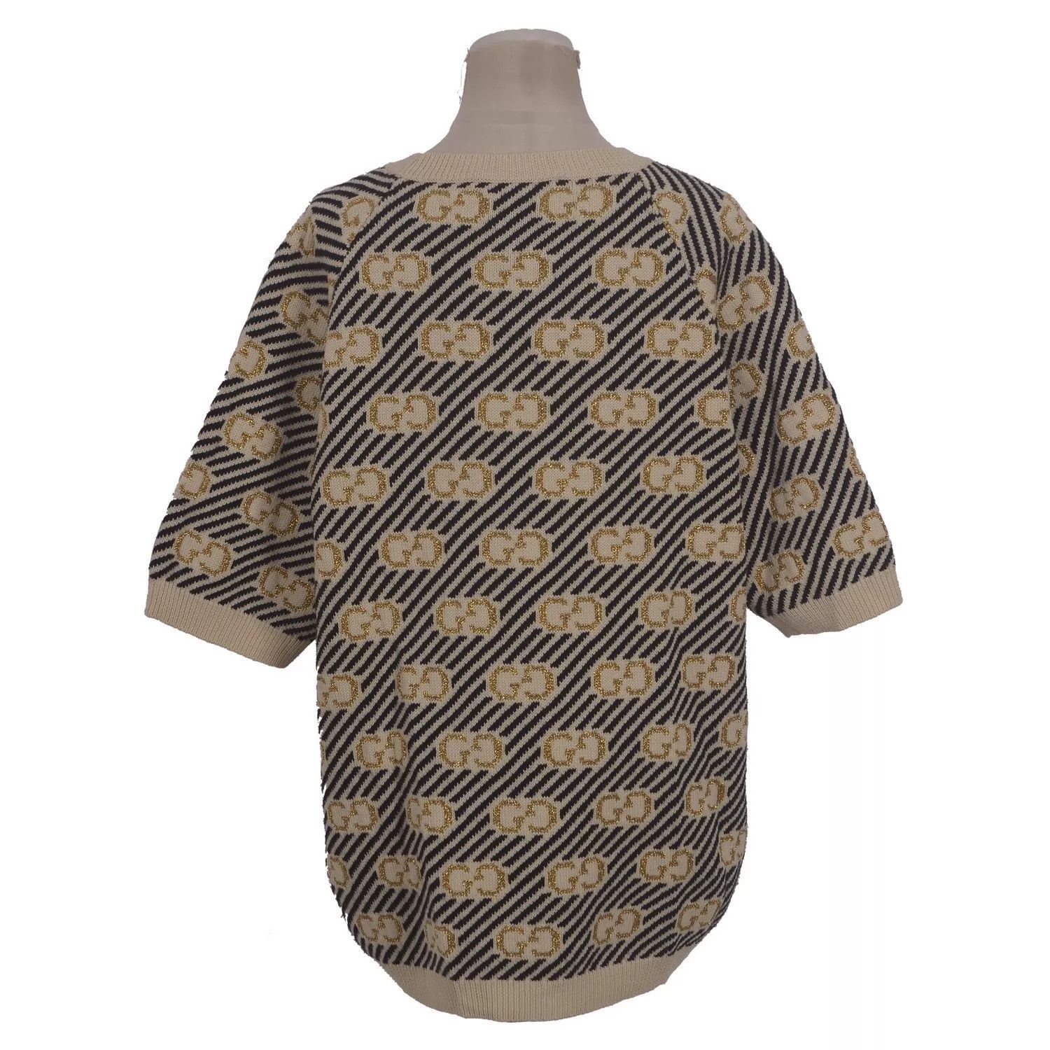 Gucci Gucci GG Monogram Colorblock Logo Short Sleeve S Size S / US 4 / IT 40 - 2 Thumbnail
