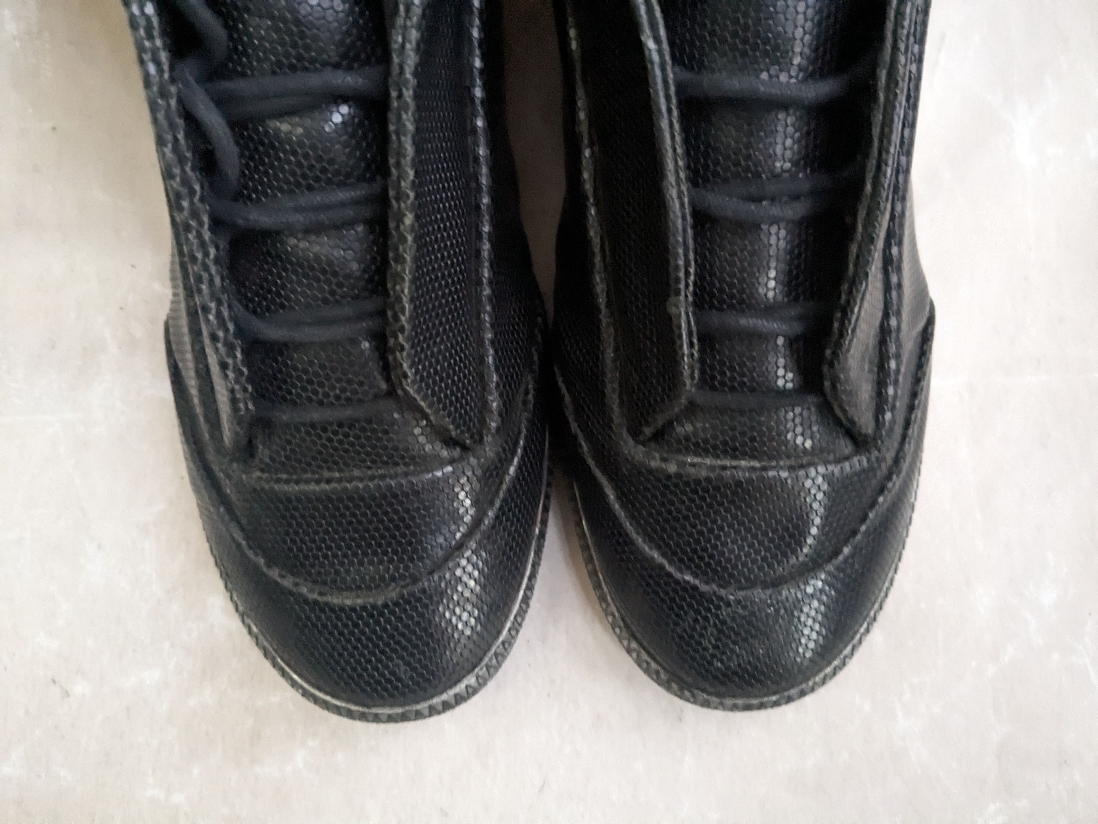 Maison Margiela Maison Margiela Future Black Metallic 12 45 High Tops Size US 12 / EU 45 - 3 Thumbnail