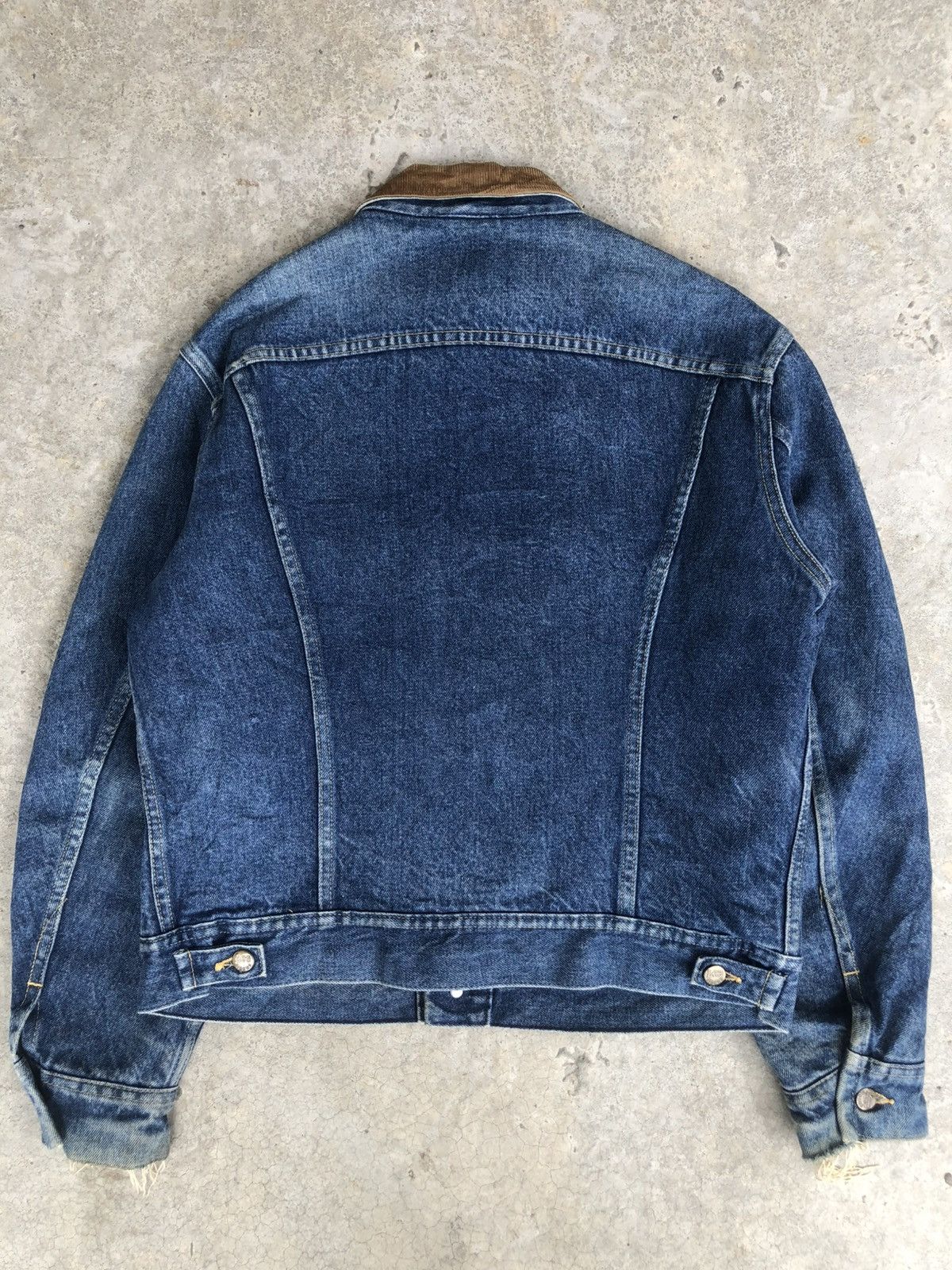 Lee Vintage 70’s Lee Storm Rider Blanked Lined Denim Jacket Size US L / EU 52-54 / 3 - 3 Thumbnail