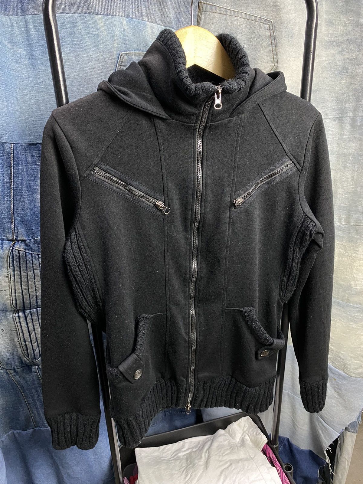Hysteric Glamour × If Six Was Nine × Japanese Brand daily news gothic black faded hoodie ifsixwasnine style Size US M / EU 48-50 / 2 - 3 Thumbnail